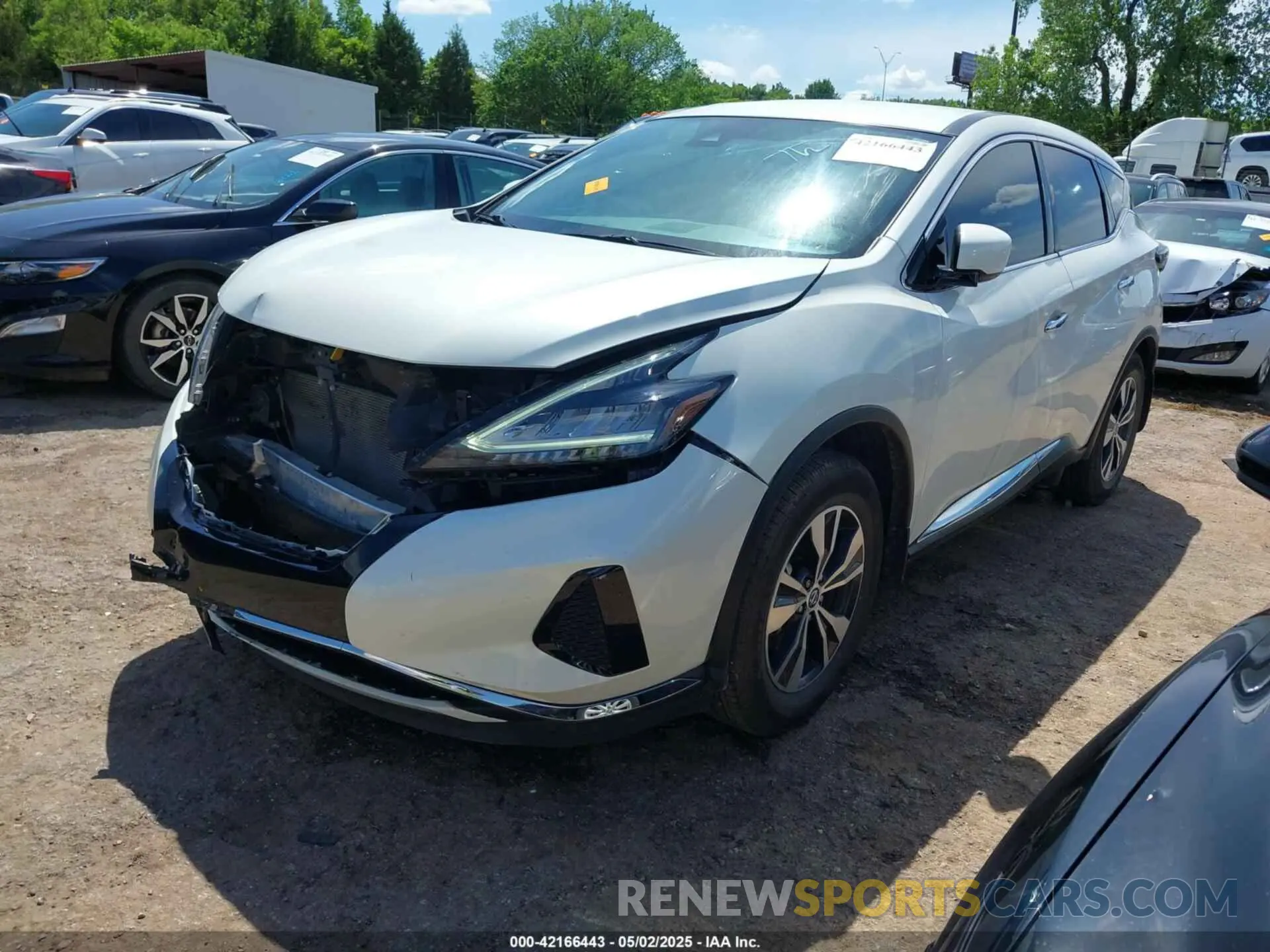 2 Photograph of a damaged car 5N1AZ2AJ5MC114332 NISSAN MURANO 2021