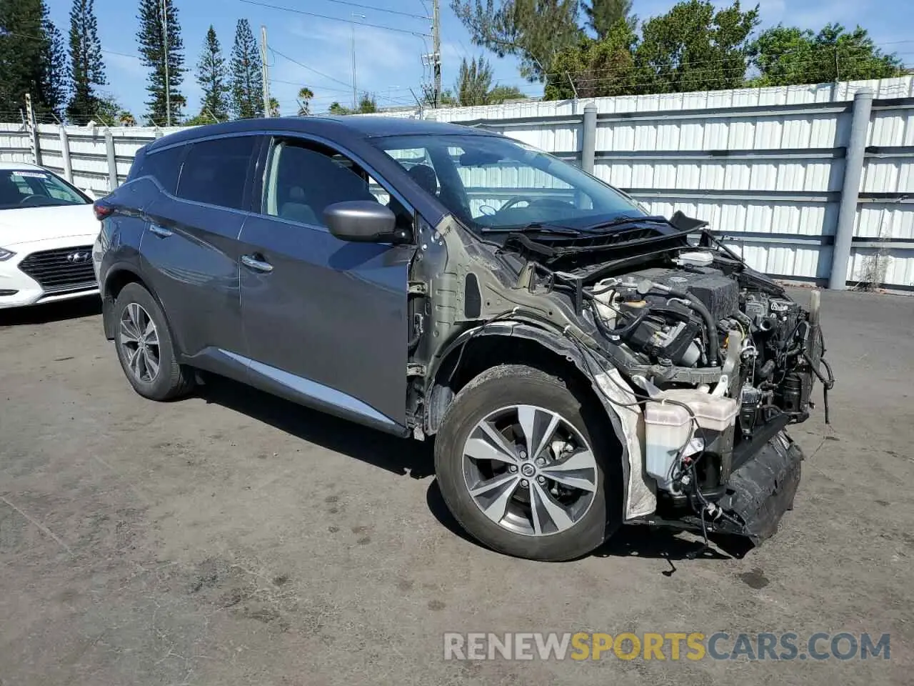 4 Photograph of a damaged car 5N1AZ2AJ7MC102831 NISSAN MURANO 2021