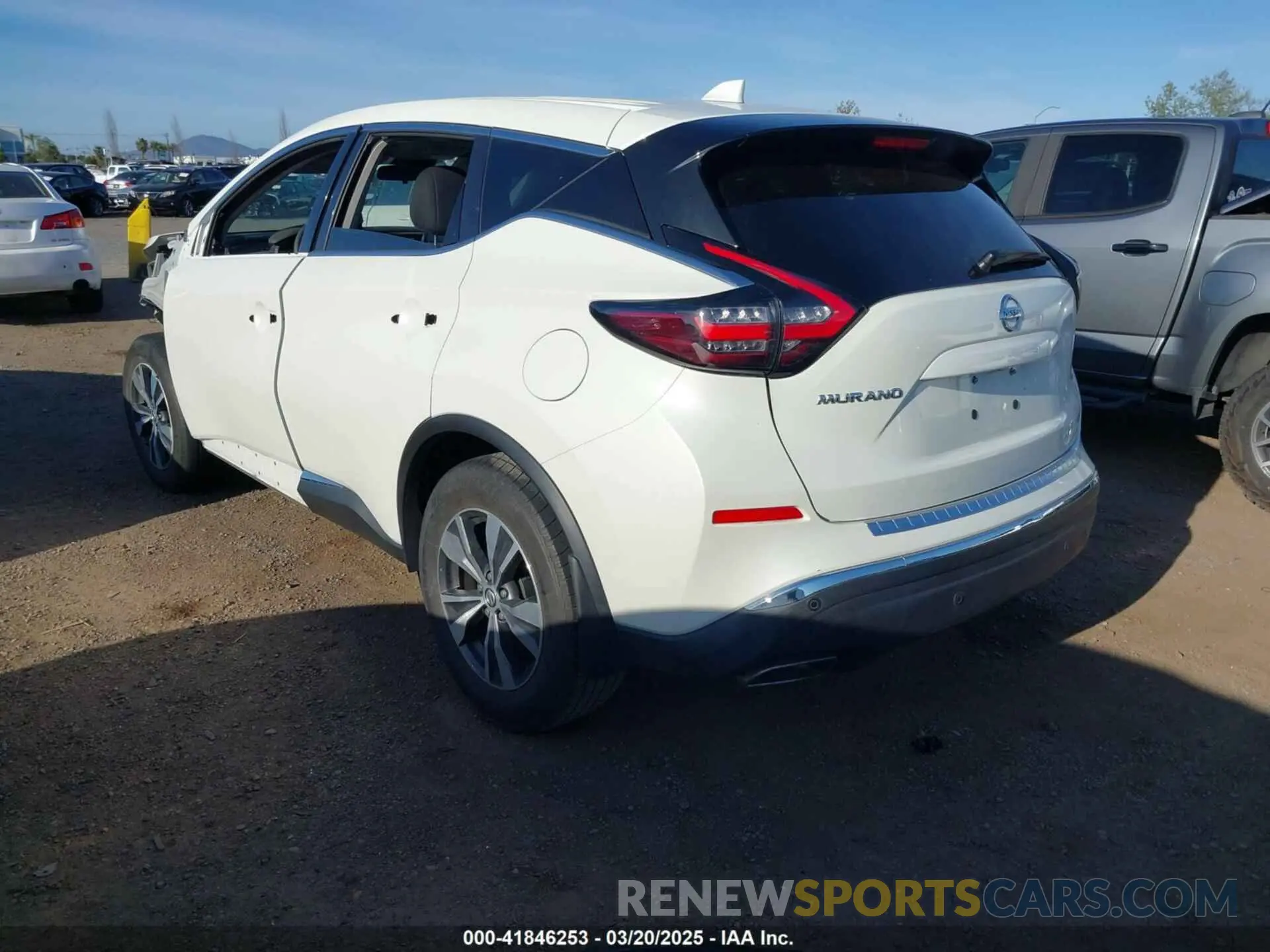 3 Photograph of a damaged car 5N1AZ2AJ7MC135523 NISSAN MURANO 2021