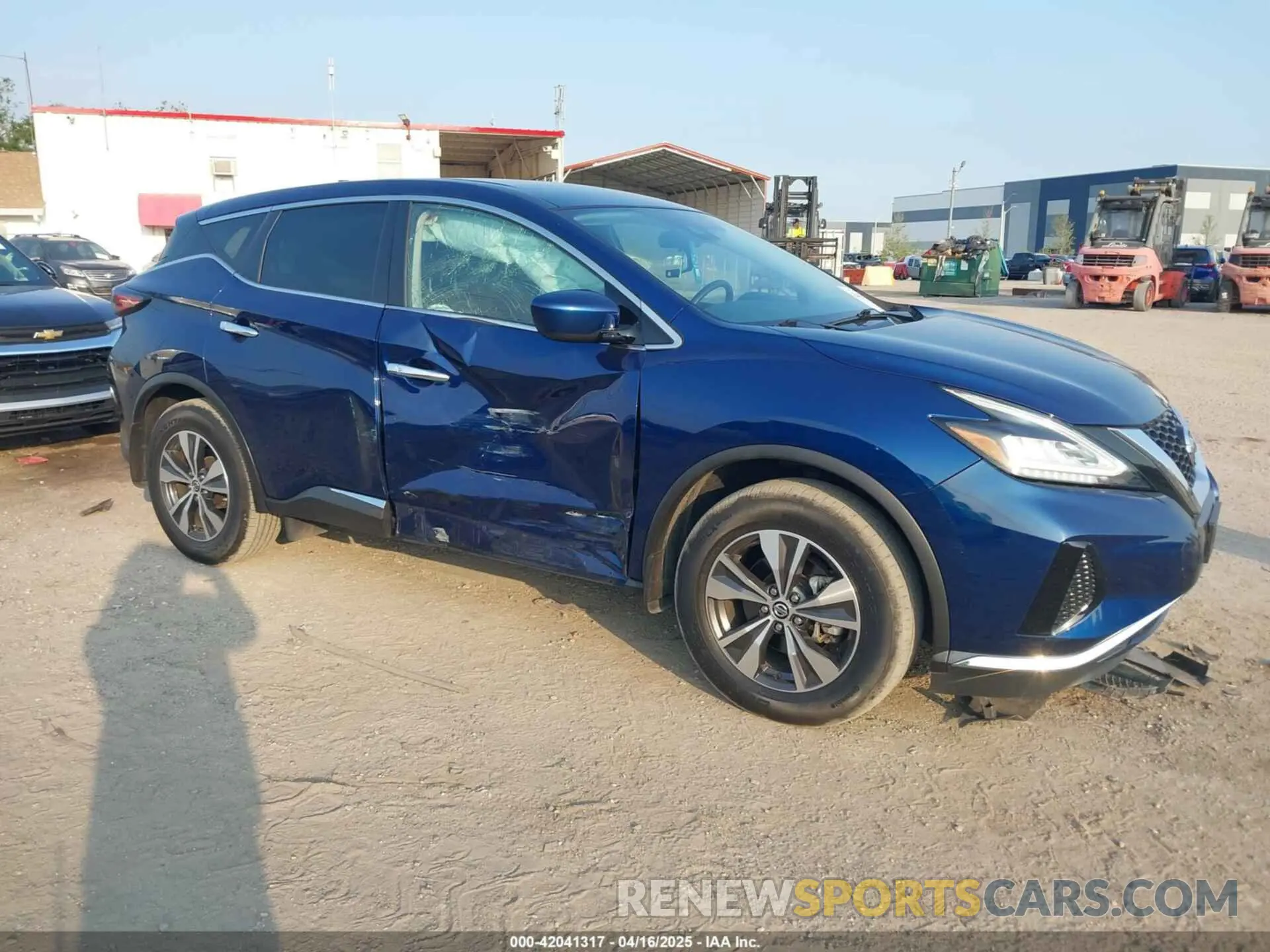 1 Photograph of a damaged car 5N1AZ2AJ8MC121176 NISSAN MURANO 2021