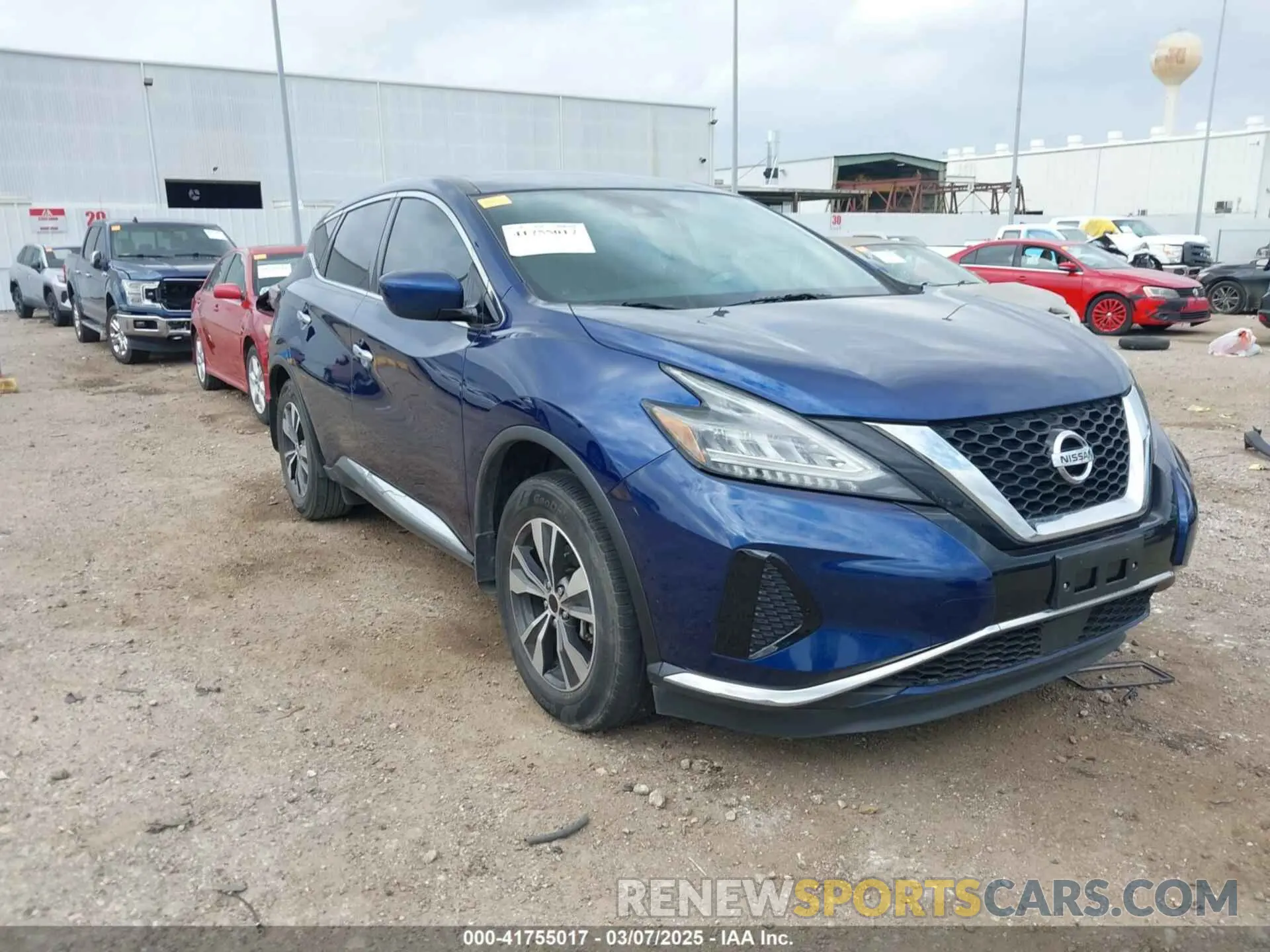 1 Photograph of a damaged car 5N1AZ2AJ9MC107447 NISSAN MURANO 2021