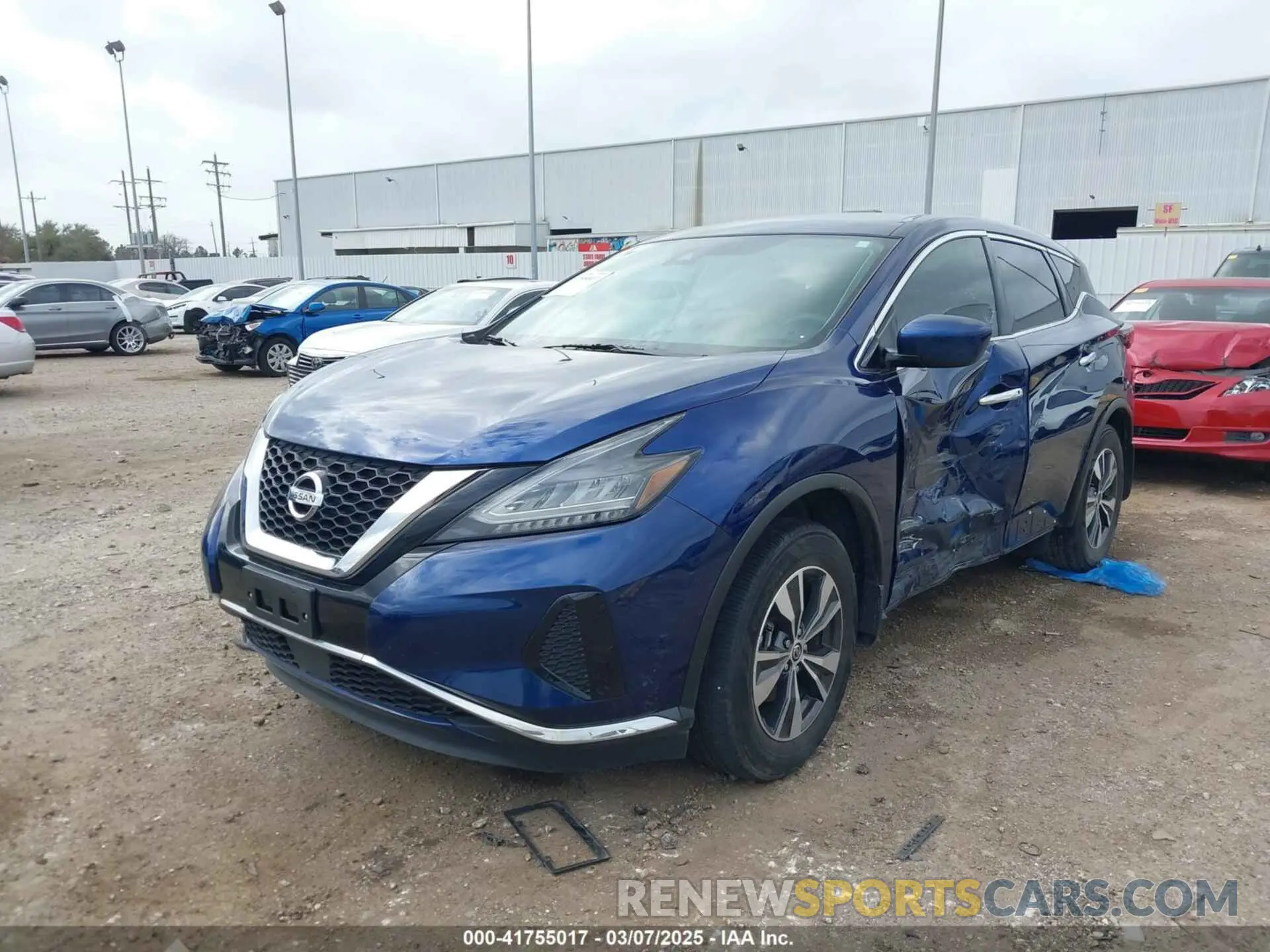 2 Photograph of a damaged car 5N1AZ2AJ9MC107447 NISSAN MURANO 2021