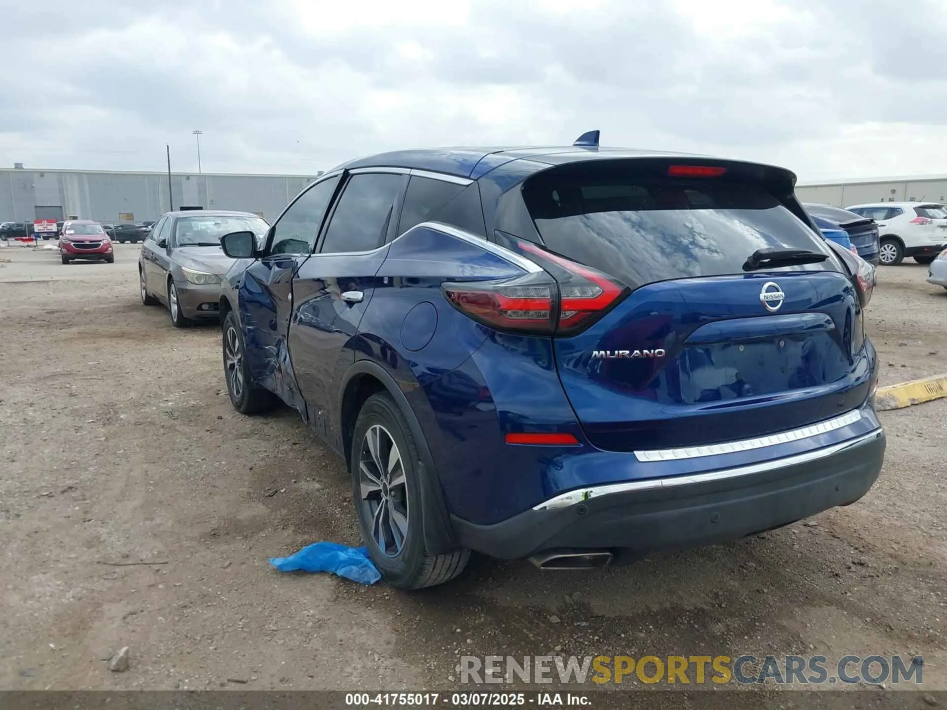 3 Photograph of a damaged car 5N1AZ2AJ9MC107447 NISSAN MURANO 2021