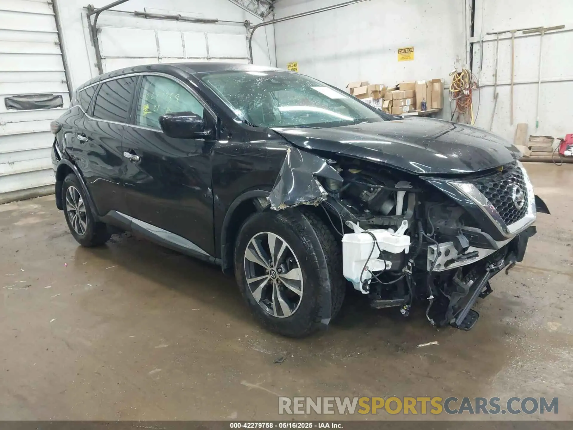1 Photograph of a damaged car 5N1AZ2AS5MC115750 NISSAN MURANO 2021