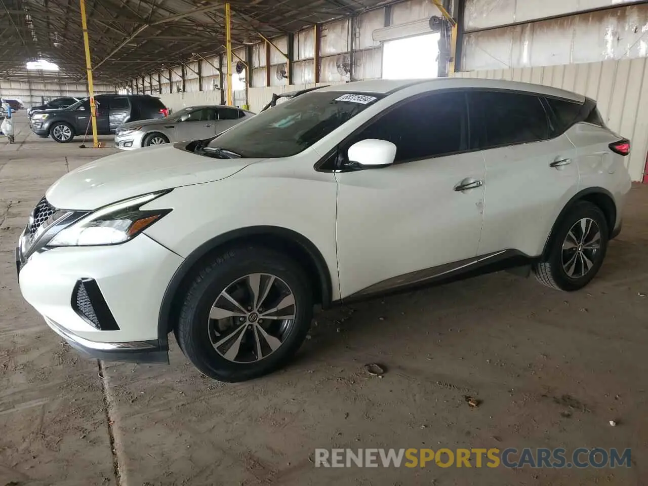 1 Photograph of a damaged car 5N1AZ2AS6MC145436 NISSAN MURANO 2021