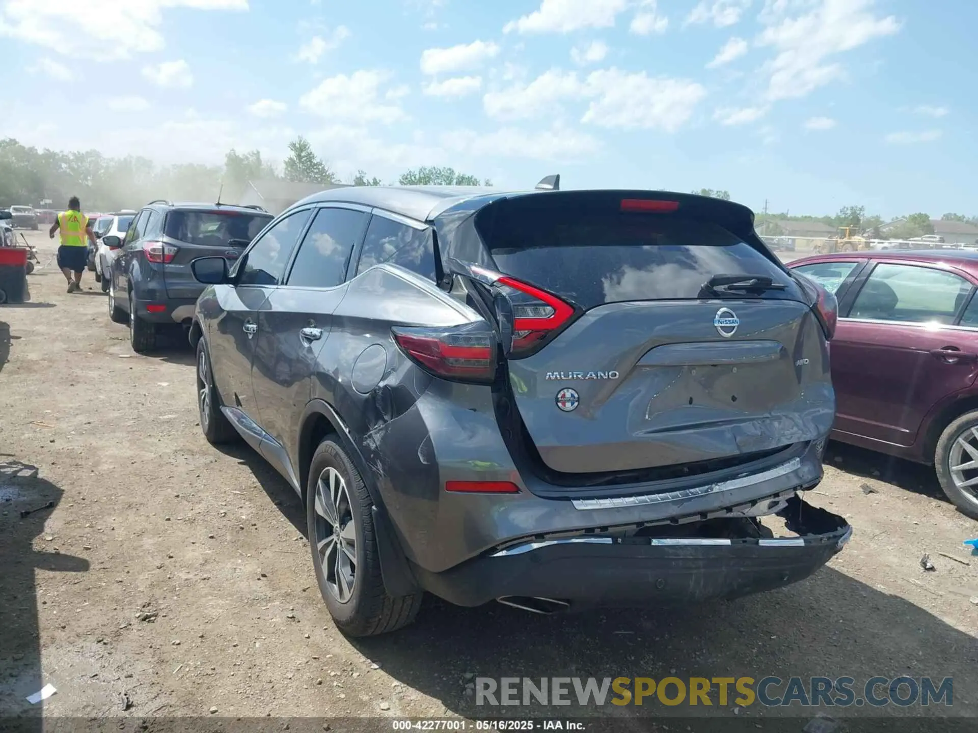 3 Photograph of a damaged car 5N1AZ2AS7MC126930 NISSAN MURANO 2021