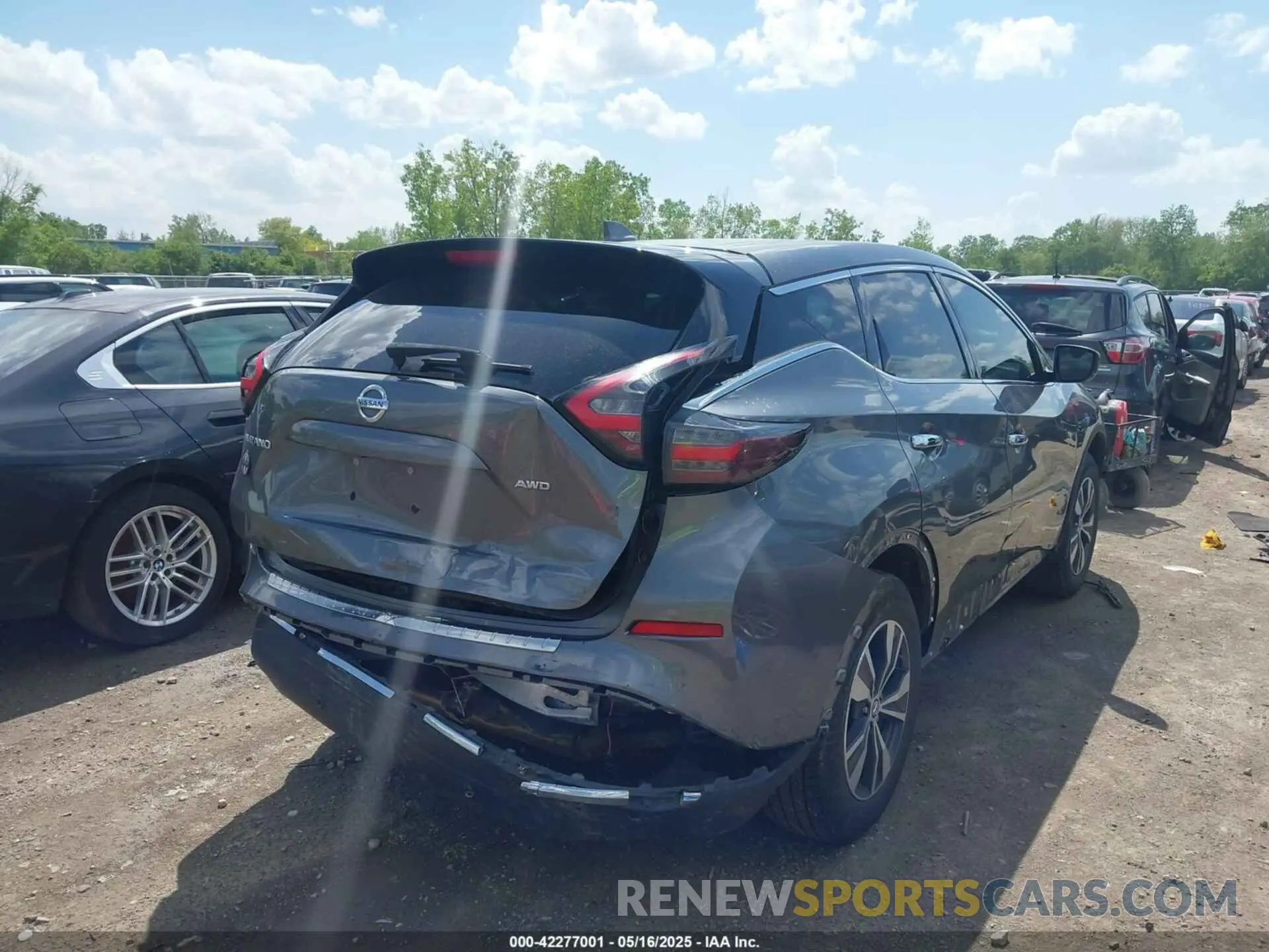 4 Photograph of a damaged car 5N1AZ2AS7MC126930 NISSAN MURANO 2021