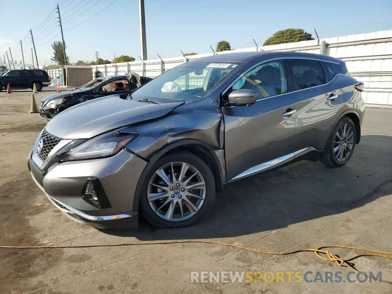 1 Photograph of a damaged car 5N1AZ2BJ0MC107738 NISSAN MURANO 2021