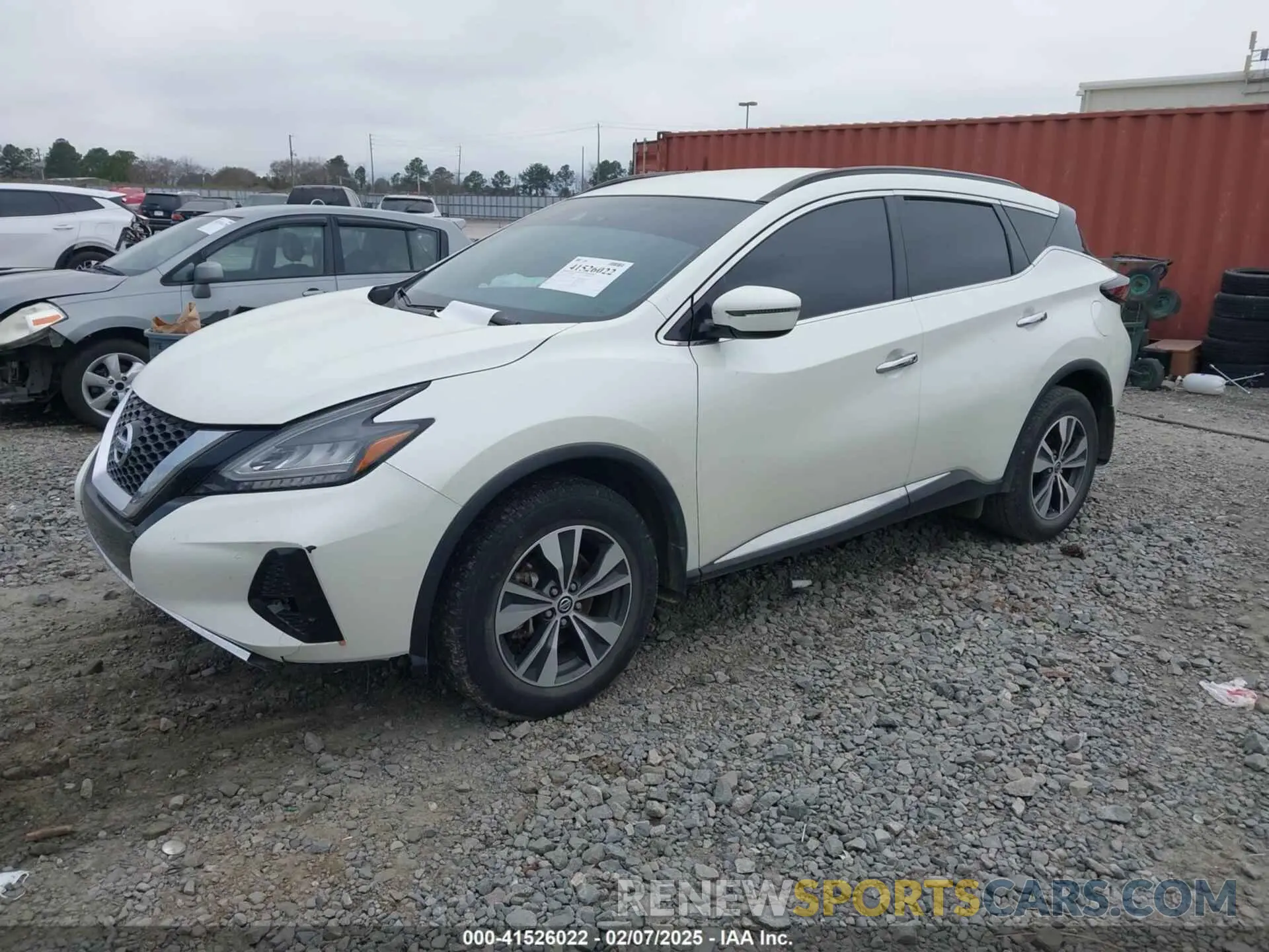 2 Photograph of a damaged car 5N1AZ2BJ1MC119574 NISSAN MURANO 2021