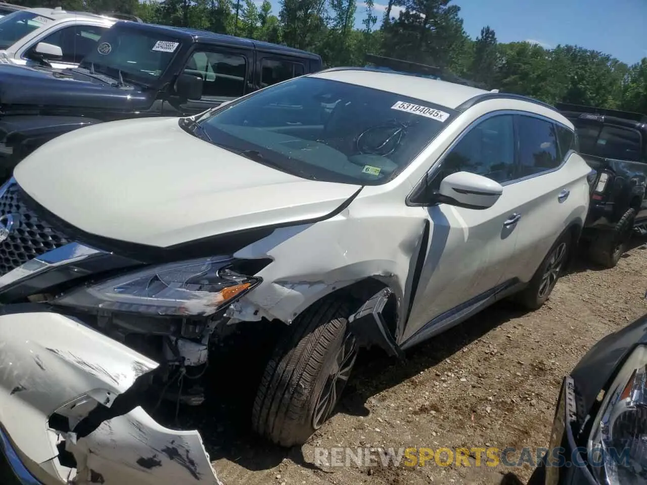 1 Photograph of a damaged car 5N1AZ2BJ4MC121383 NISSAN MURANO 2021