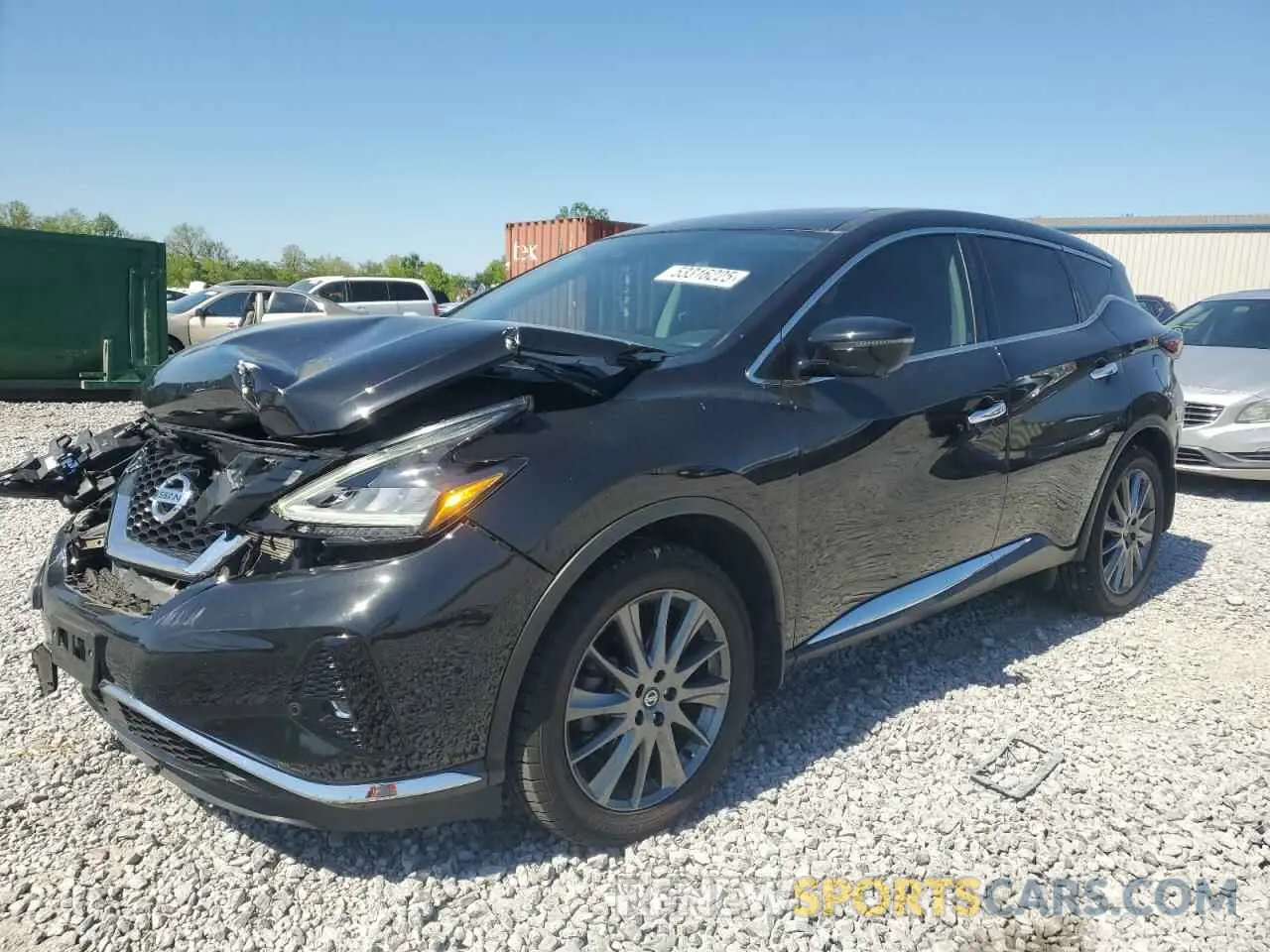 1 Photograph of a damaged car 5N1AZ2BJ8MC135366 NISSAN MURANO 2021