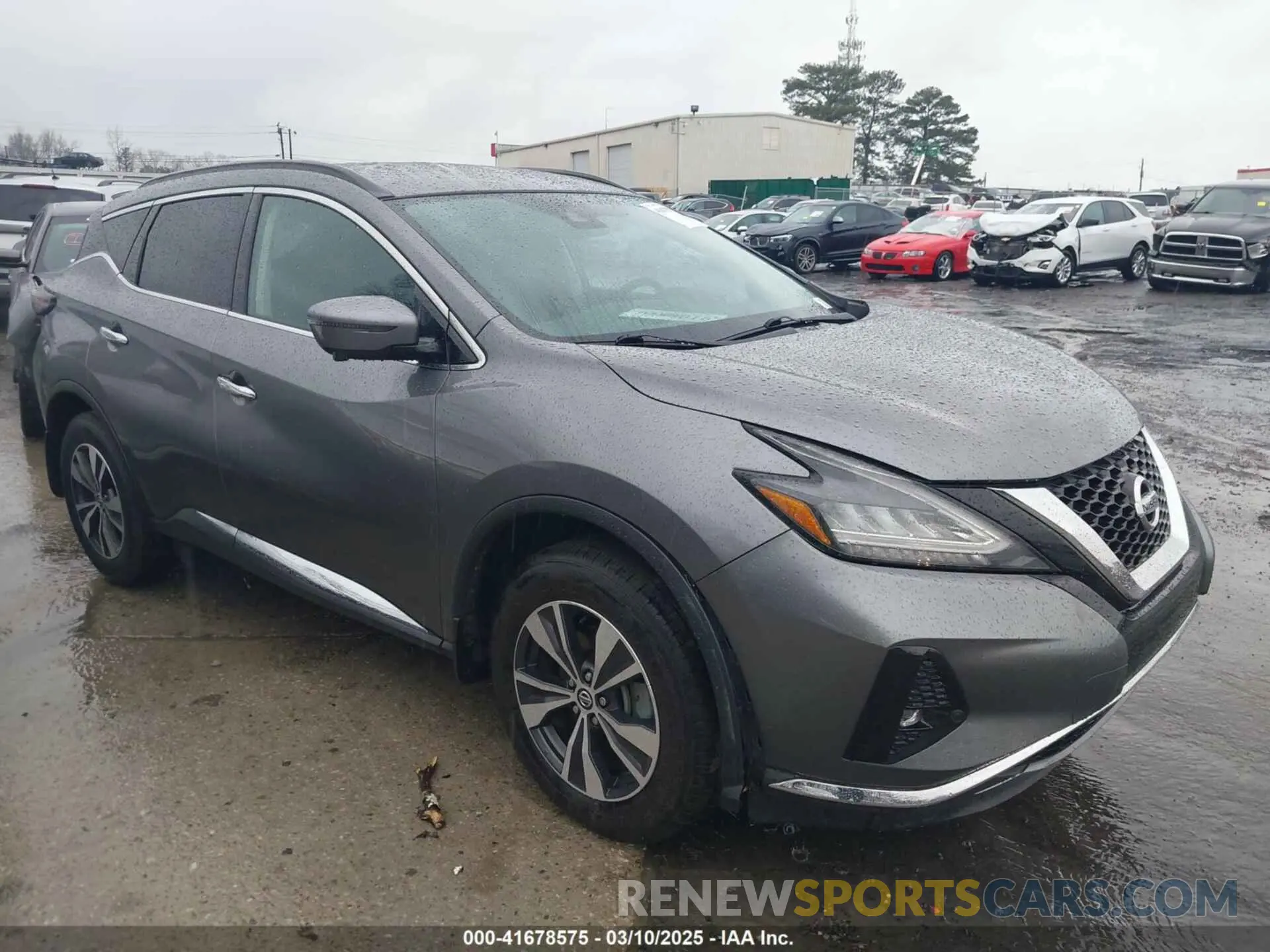 1 Photograph of a damaged car 5N1AZ2BJ9MC129768 NISSAN MURANO 2021