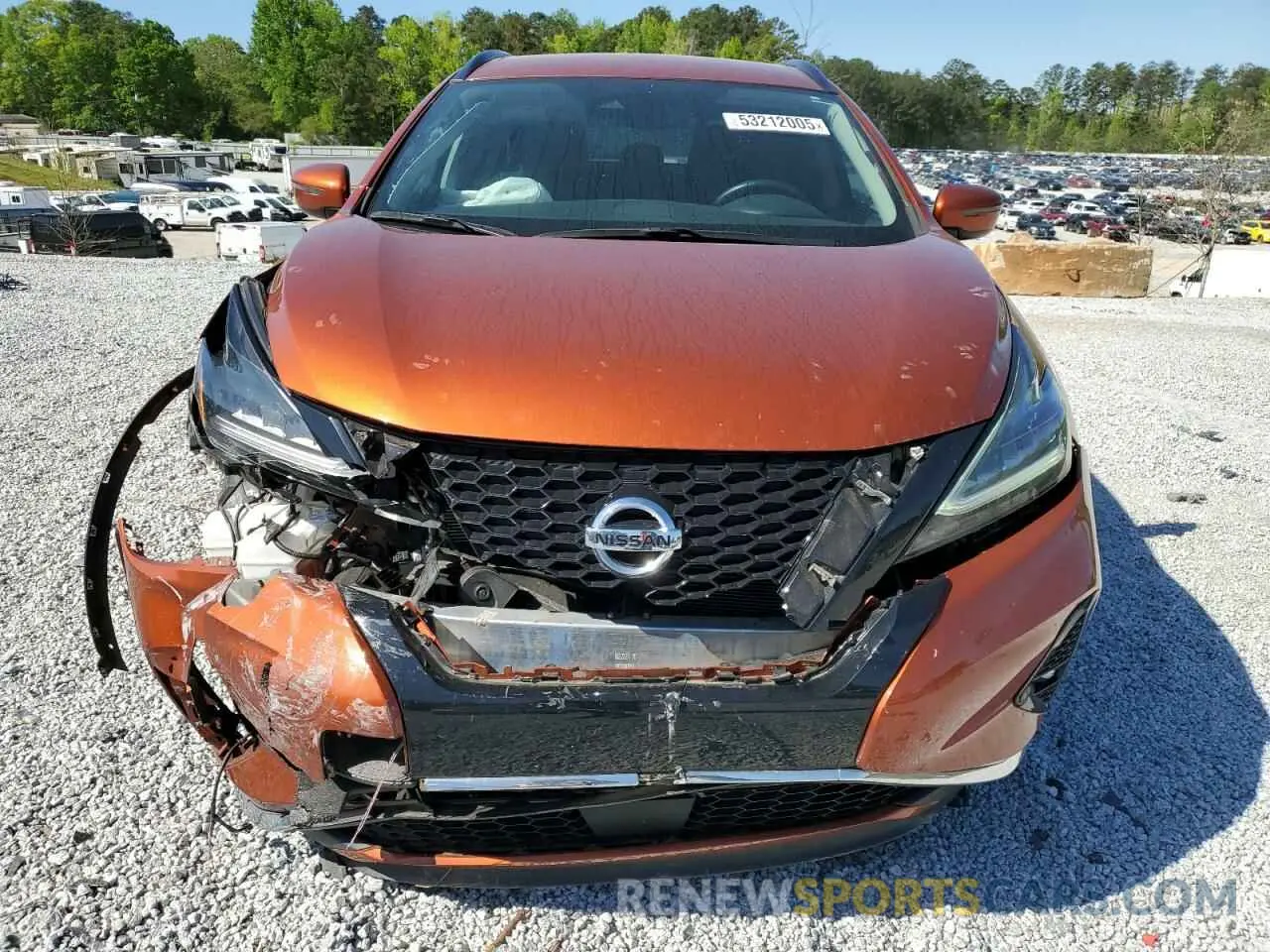 5 Photograph of a damaged car 5N1AZ2BJXMC130282 NISSAN MURANO 2021