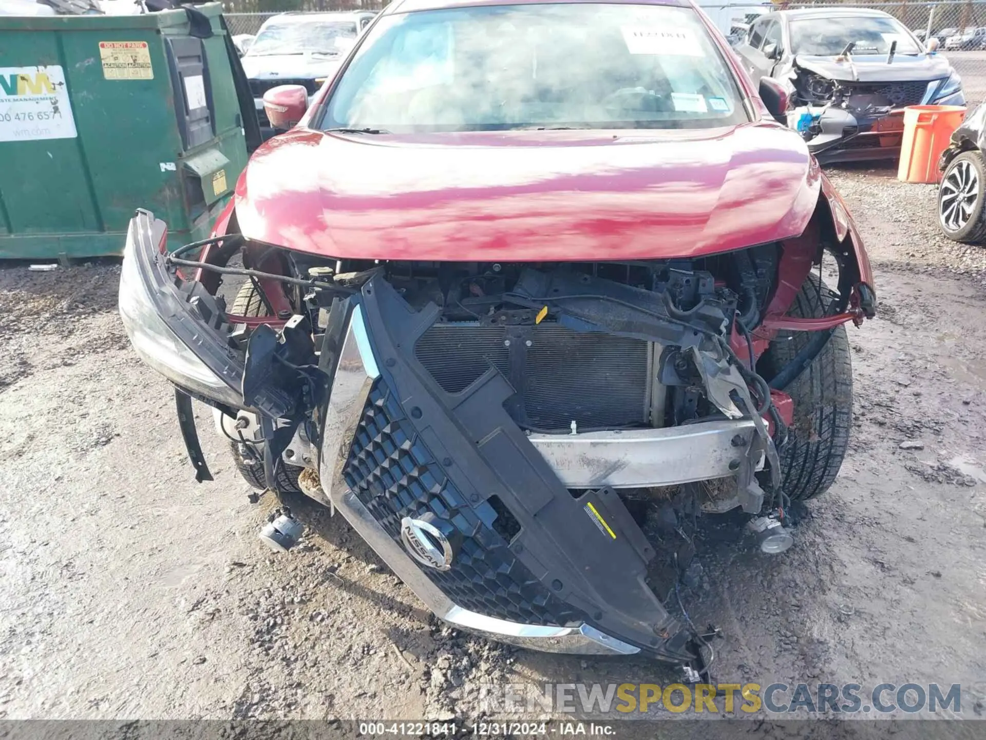 6 Photograph of a damaged car 5N1AZ2BS1MC132611 NISSAN MURANO 2021