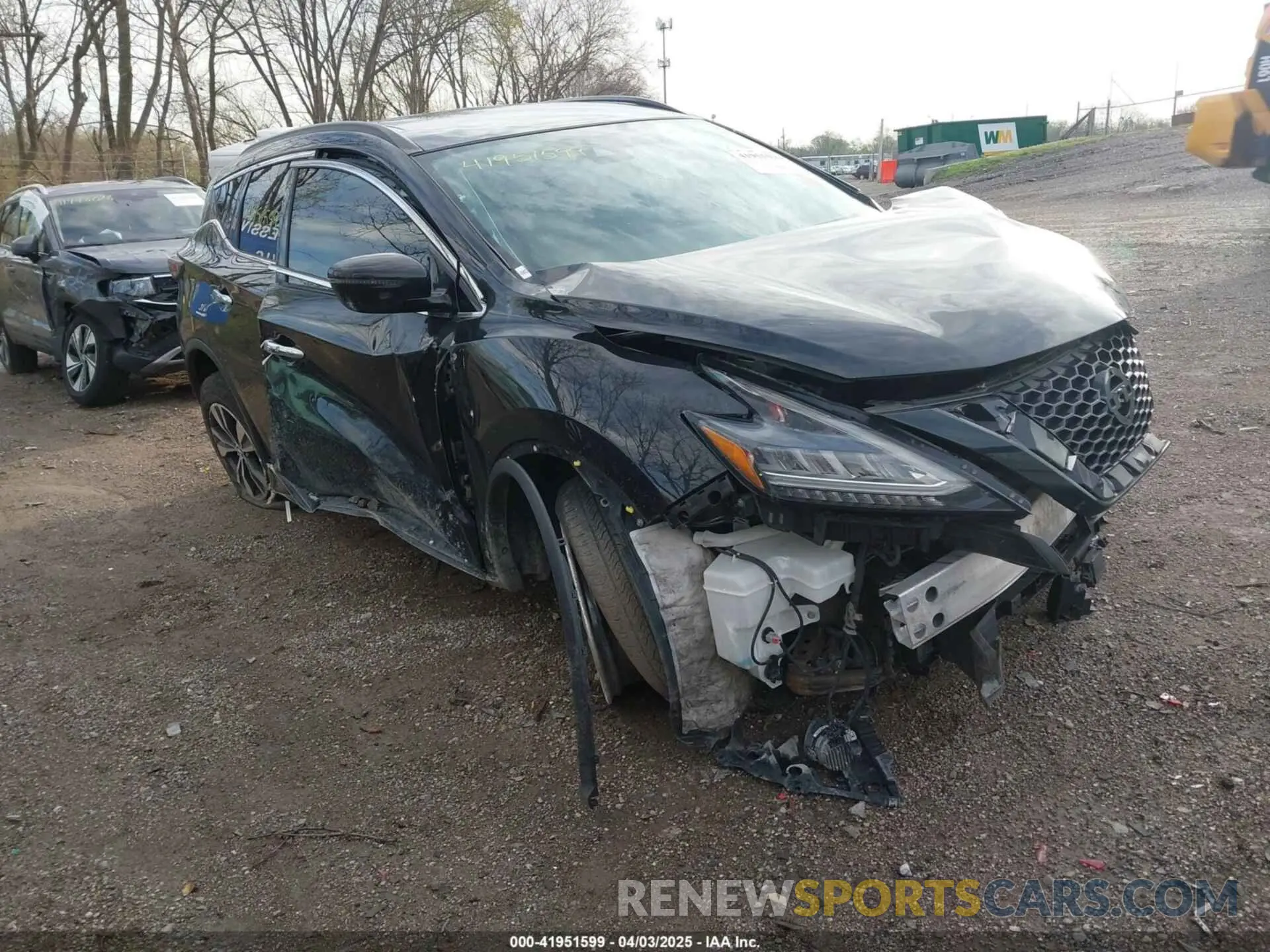 1 Photograph of a damaged car 5N1AZ2BS2MC142810 NISSAN MURANO 2021