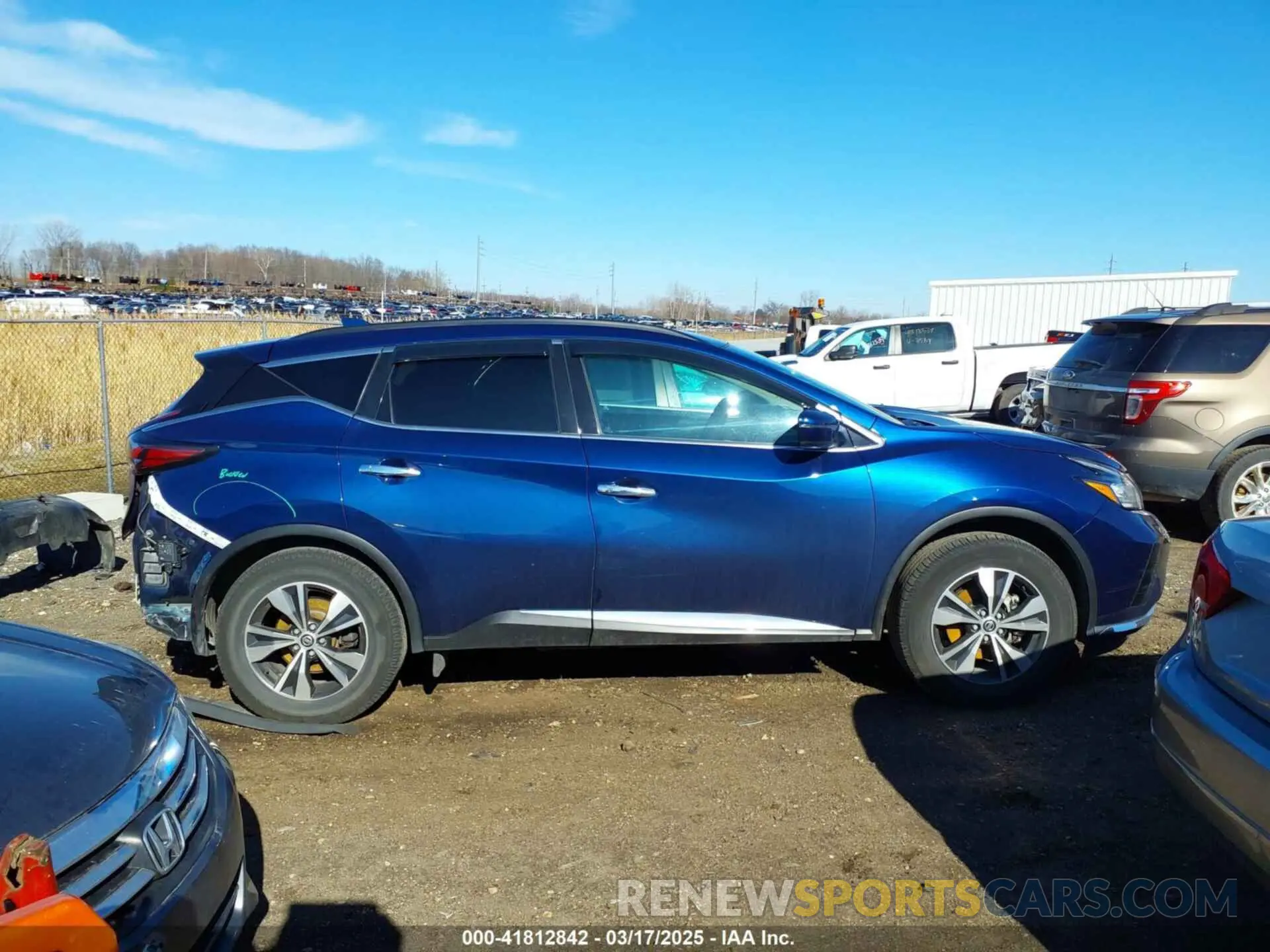 14 Photograph of a damaged car 5N1AZ2BS4MC122901 NISSAN MURANO 2021