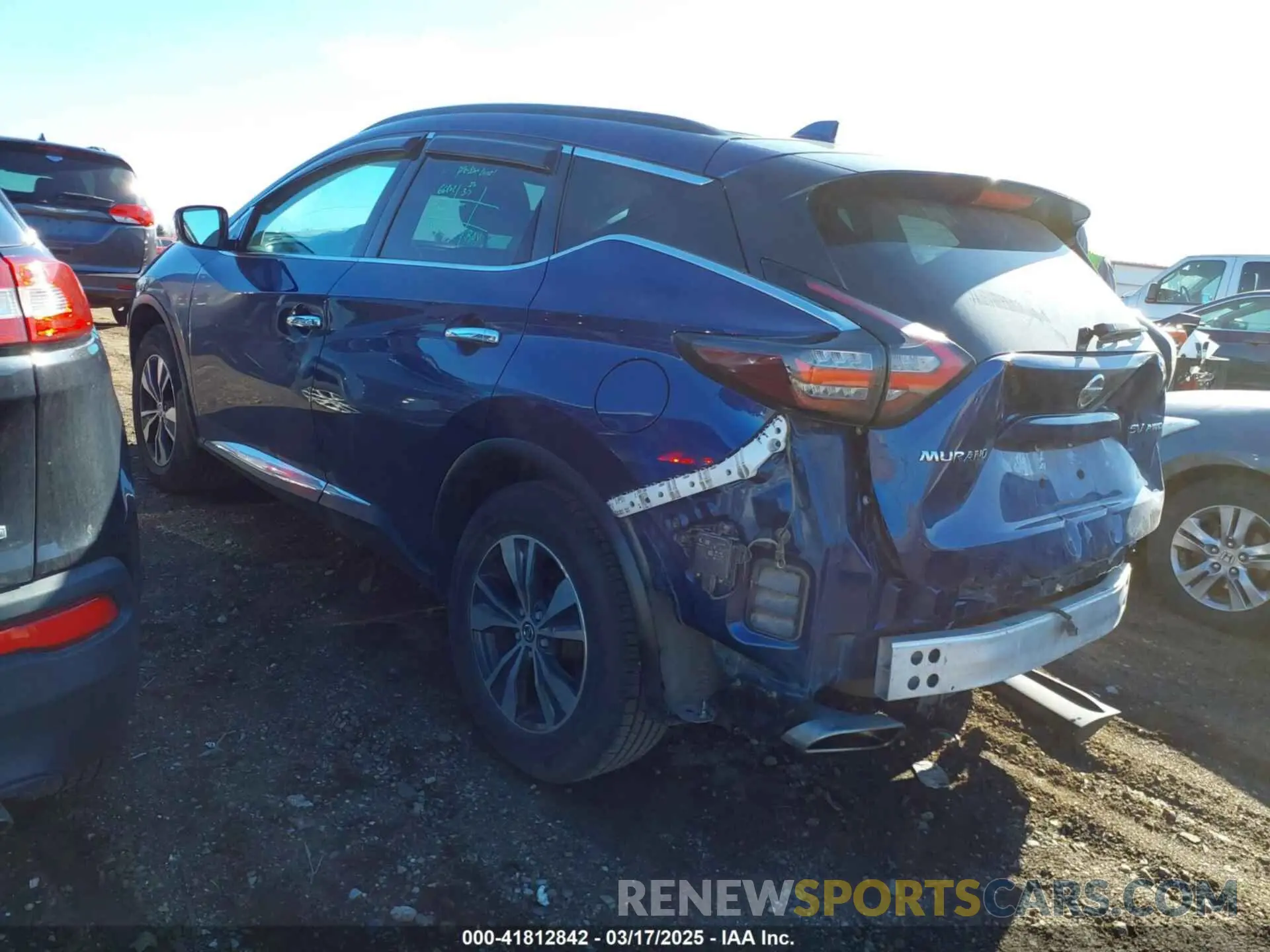3 Photograph of a damaged car 5N1AZ2BS4MC122901 NISSAN MURANO 2021