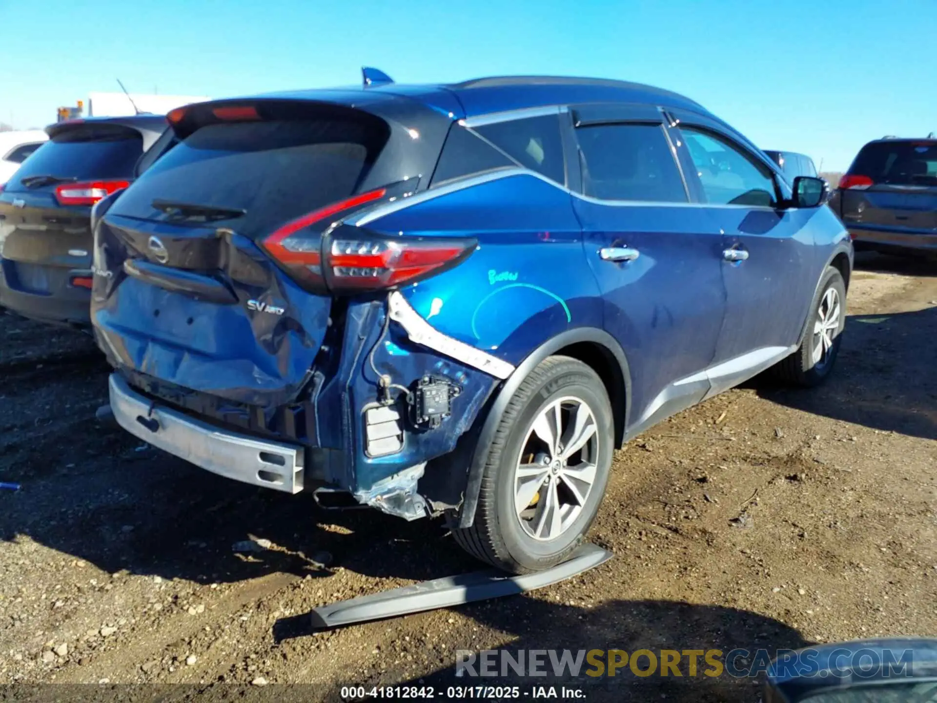 4 Photograph of a damaged car 5N1AZ2BS4MC122901 NISSAN MURANO 2021