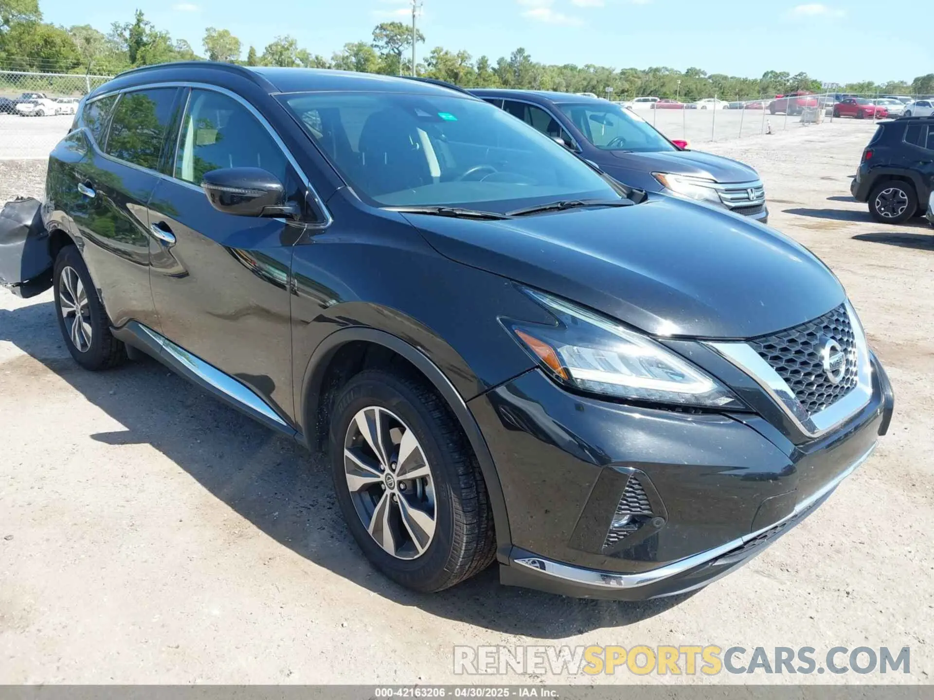 1 Photograph of a damaged car 5N1AZ2BS4MC137009 NISSAN MURANO 2021