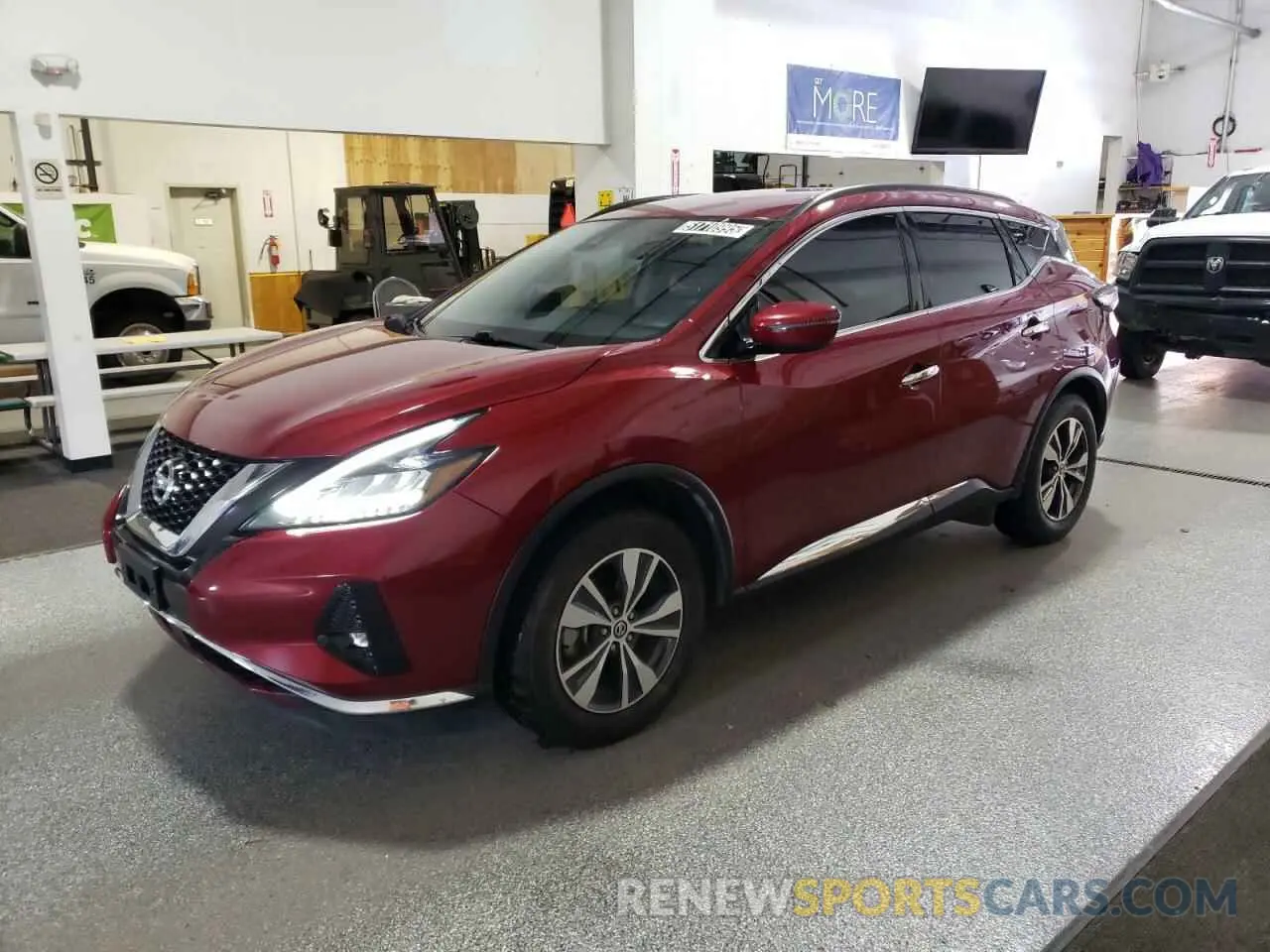 1 Photograph of a damaged car 5N1AZ2BS6MC115593 NISSAN MURANO 2021
