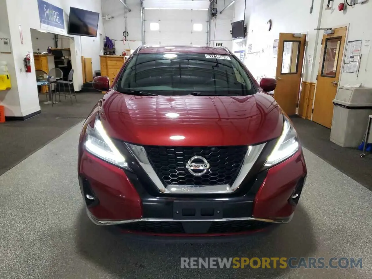 5 Photograph of a damaged car 5N1AZ2BS6MC115593 NISSAN MURANO 2021