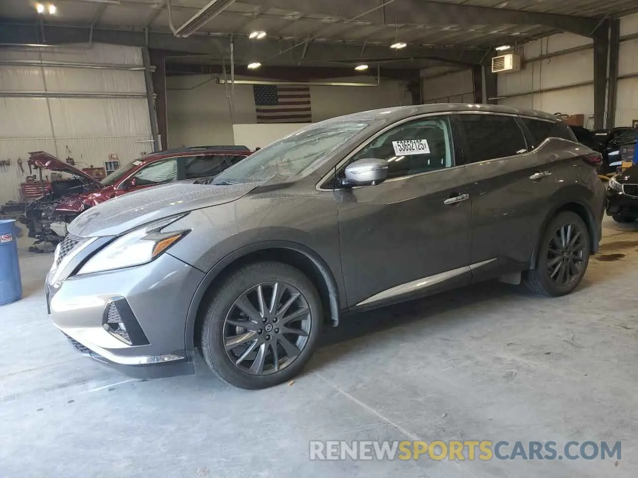 1 Photograph of a damaged car 5N1AZ2BS8MC118429 NISSAN MURANO 2021