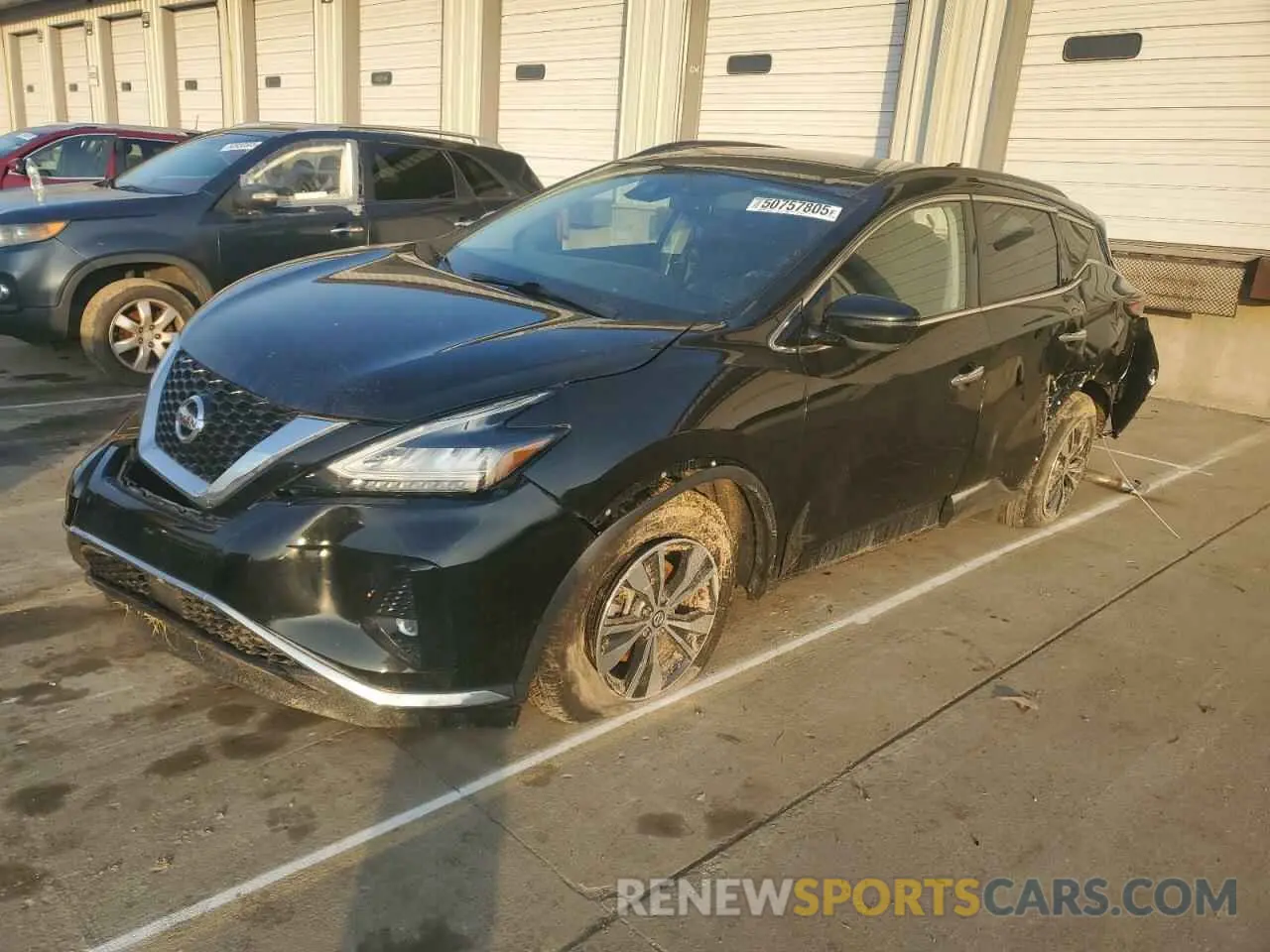 1 Photograph of a damaged car 5N1AZ2BS9MC138186 NISSAN MURANO 2021