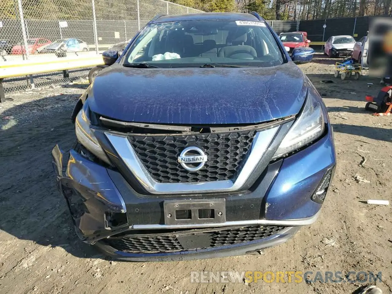 5 Photograph of a damaged car 5N1AZ2BSXMC116343 NISSAN MURANO 2021