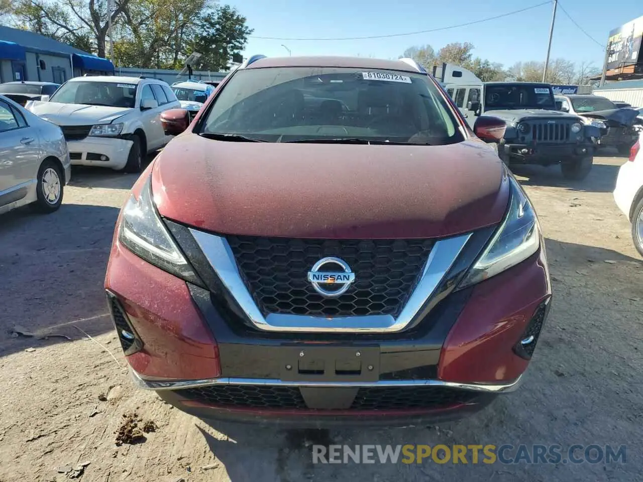 5 Photograph of a damaged car 5N1AZ2CJ0MC113750 NISSAN MURANO 2021