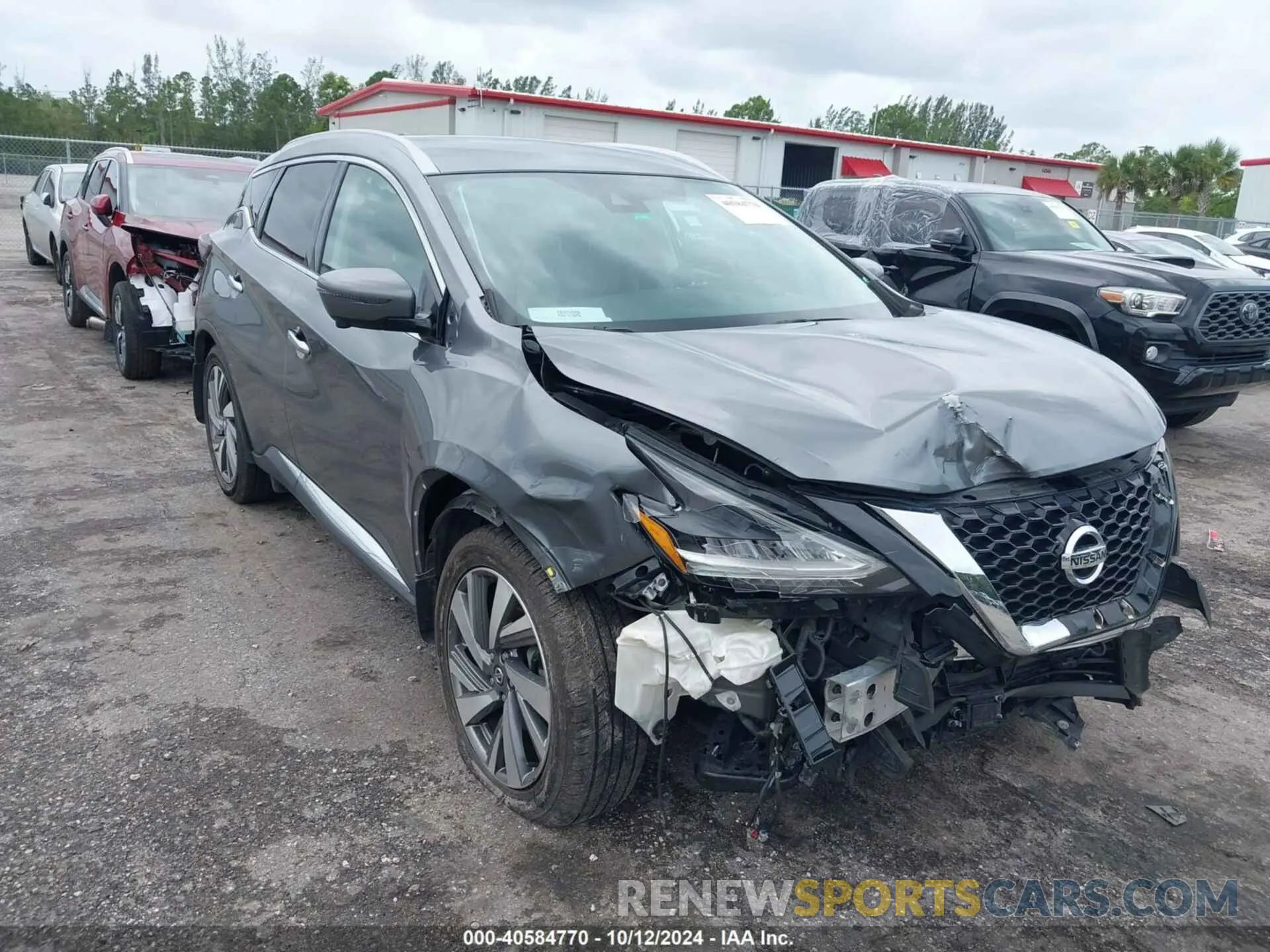 1 Photograph of a damaged car 5N1AZ2CJ1MC102594 NISSAN MURANO 2021