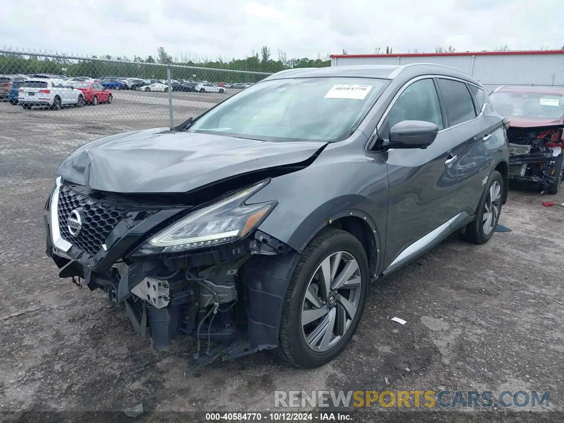 2 Photograph of a damaged car 5N1AZ2CJ1MC102594 NISSAN MURANO 2021