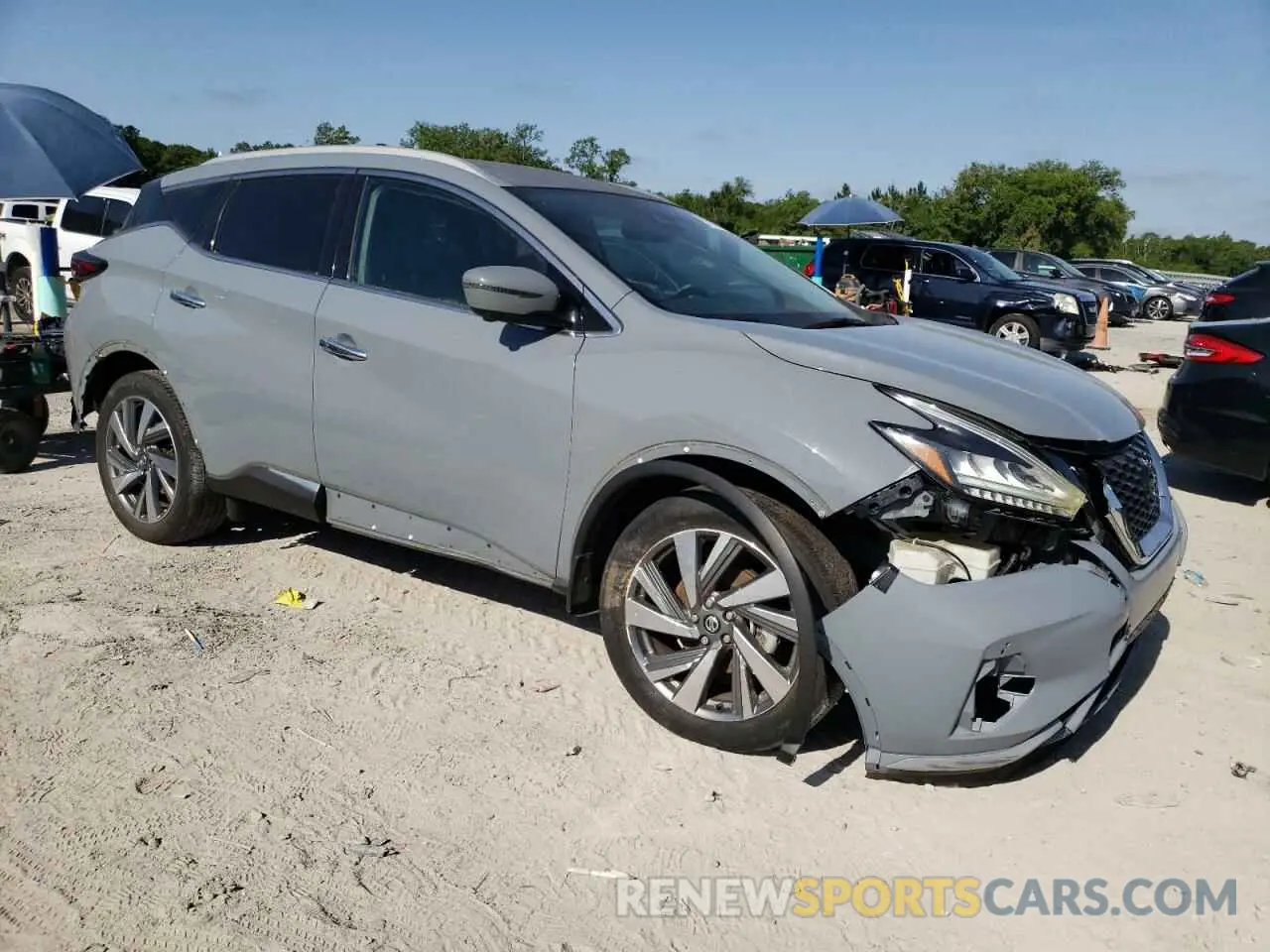 4 Photograph of a damaged car 5N1AZ2CJ1MC116561 NISSAN MURANO 2021
