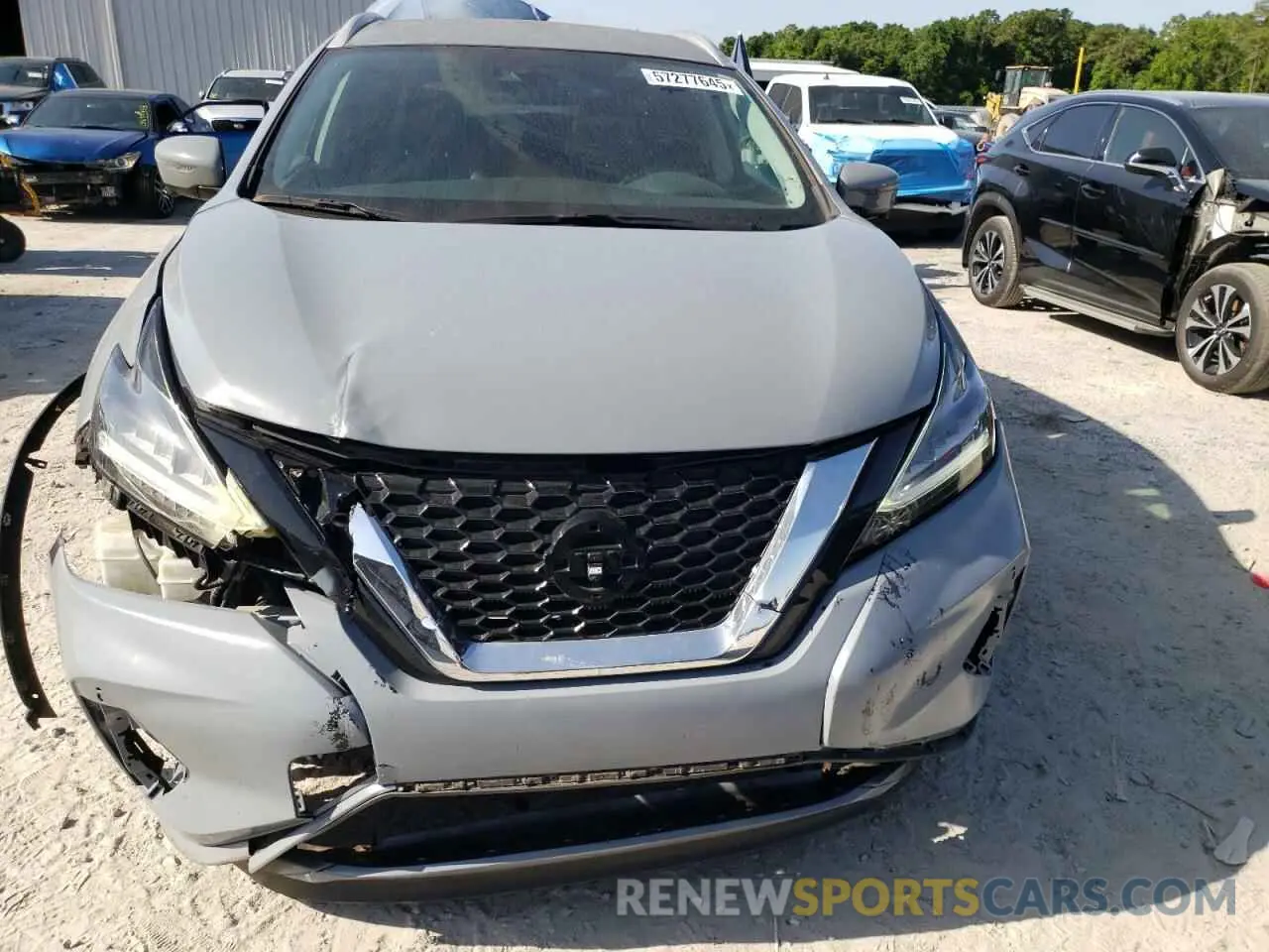 5 Photograph of a damaged car 5N1AZ2CJ1MC116561 NISSAN MURANO 2021