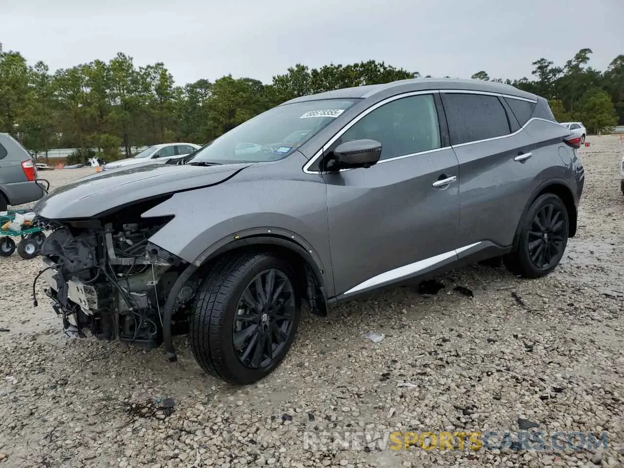 1 Photograph of a damaged car 5N1AZ2CJ3MC123348 NISSAN MURANO 2021