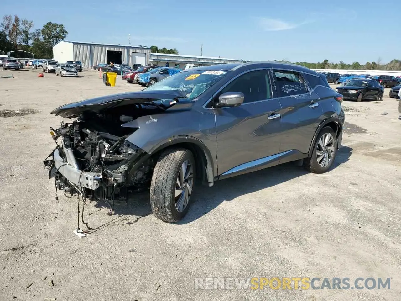 1 Photograph of a damaged car 5N1AZ2CJ8MC116086 NISSAN MURANO 2021