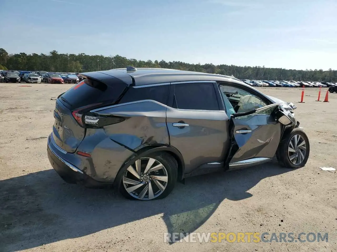 3 Photograph of a damaged car 5N1AZ2CJ8MC116086 NISSAN MURANO 2021