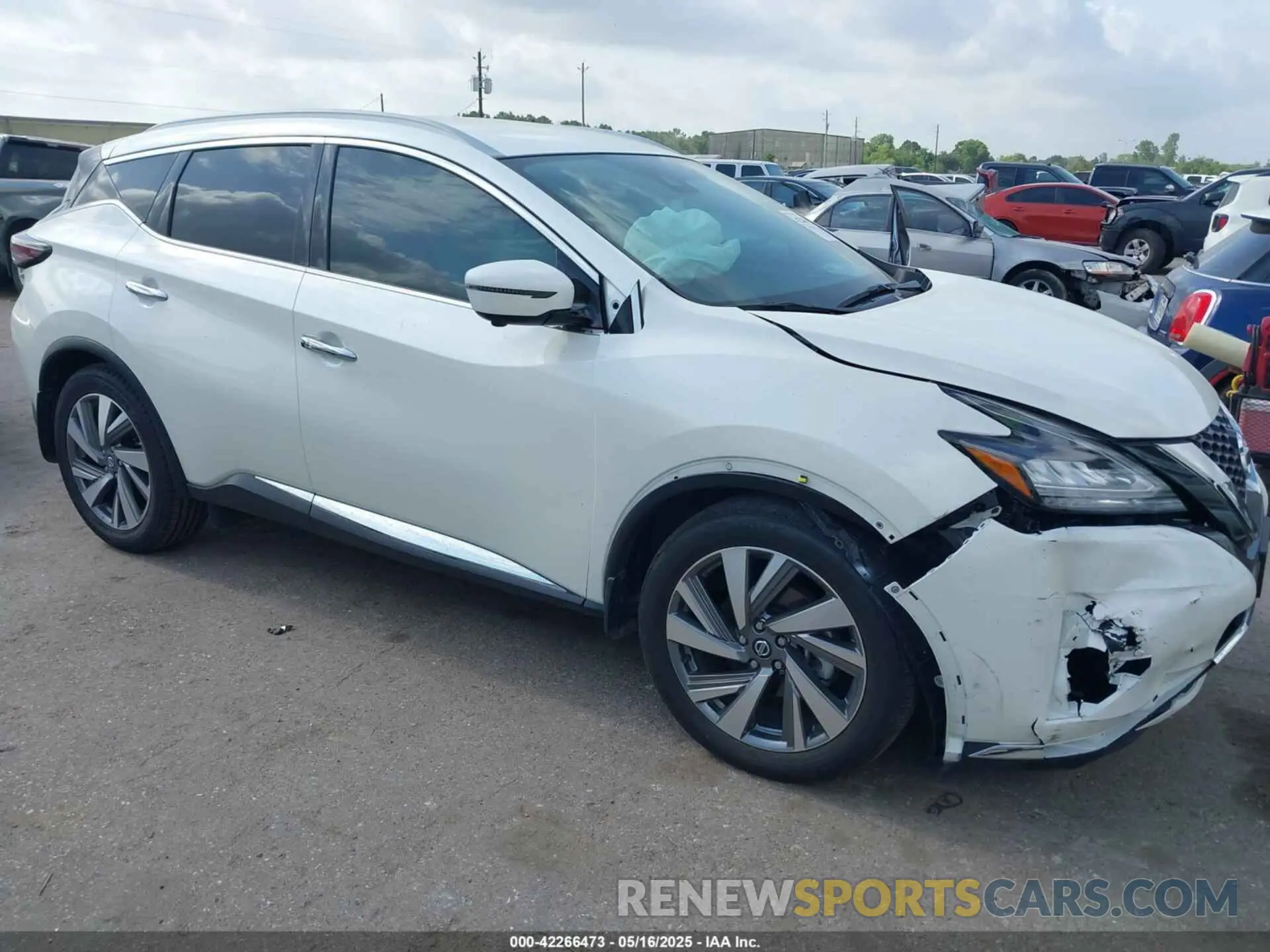 1 Photograph of a damaged car 5N1AZ2CJXMC132466 NISSAN MURANO 2021
