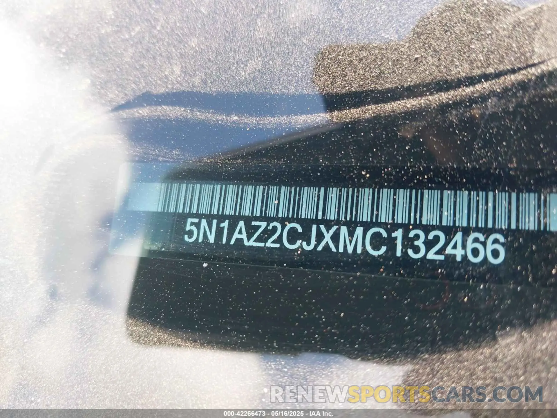 9 Photograph of a damaged car 5N1AZ2CJXMC132466 NISSAN MURANO 2021