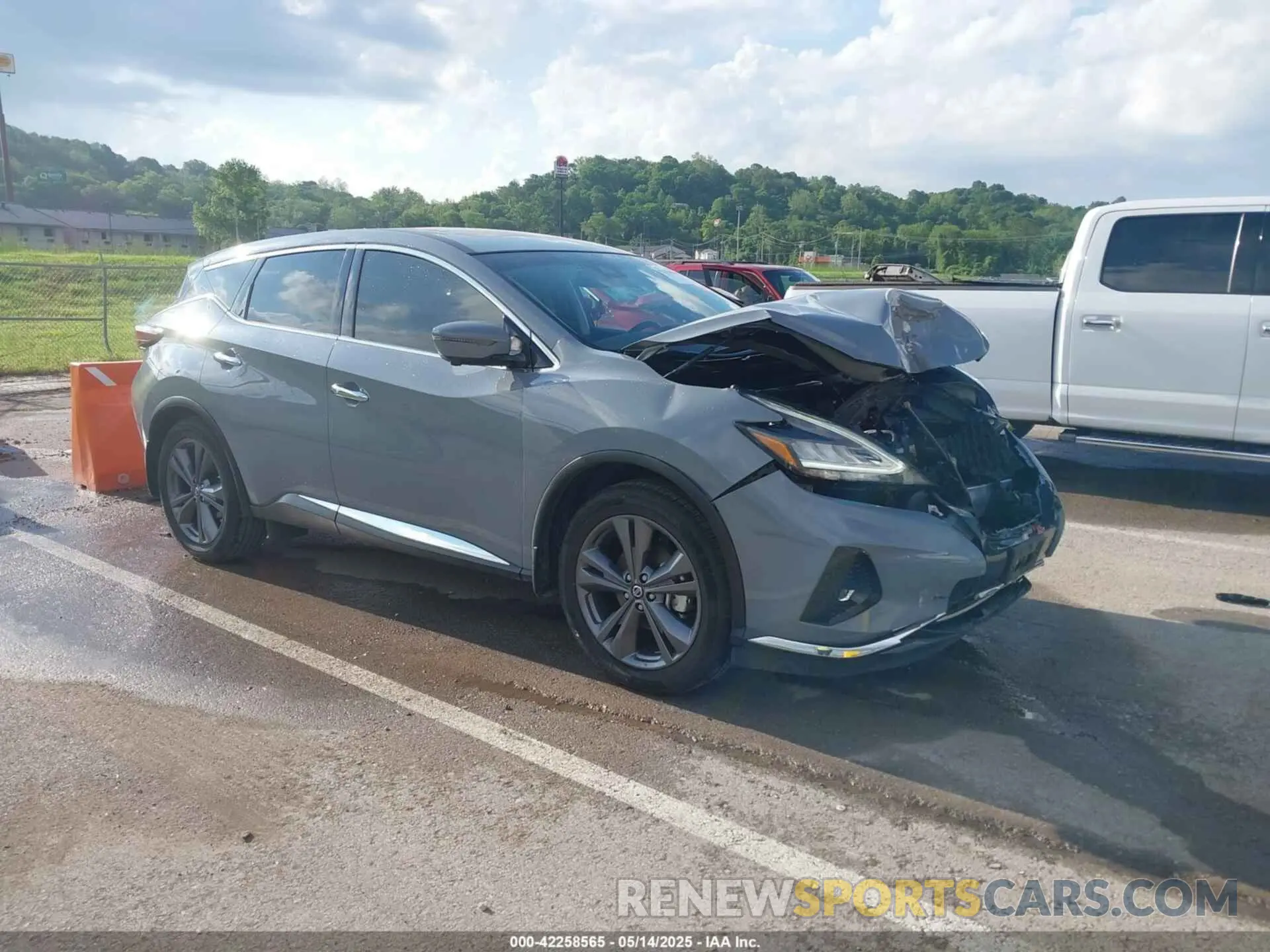 1 Photograph of a damaged car 5N1AZ2CS1MC125236 NISSAN MURANO 2021