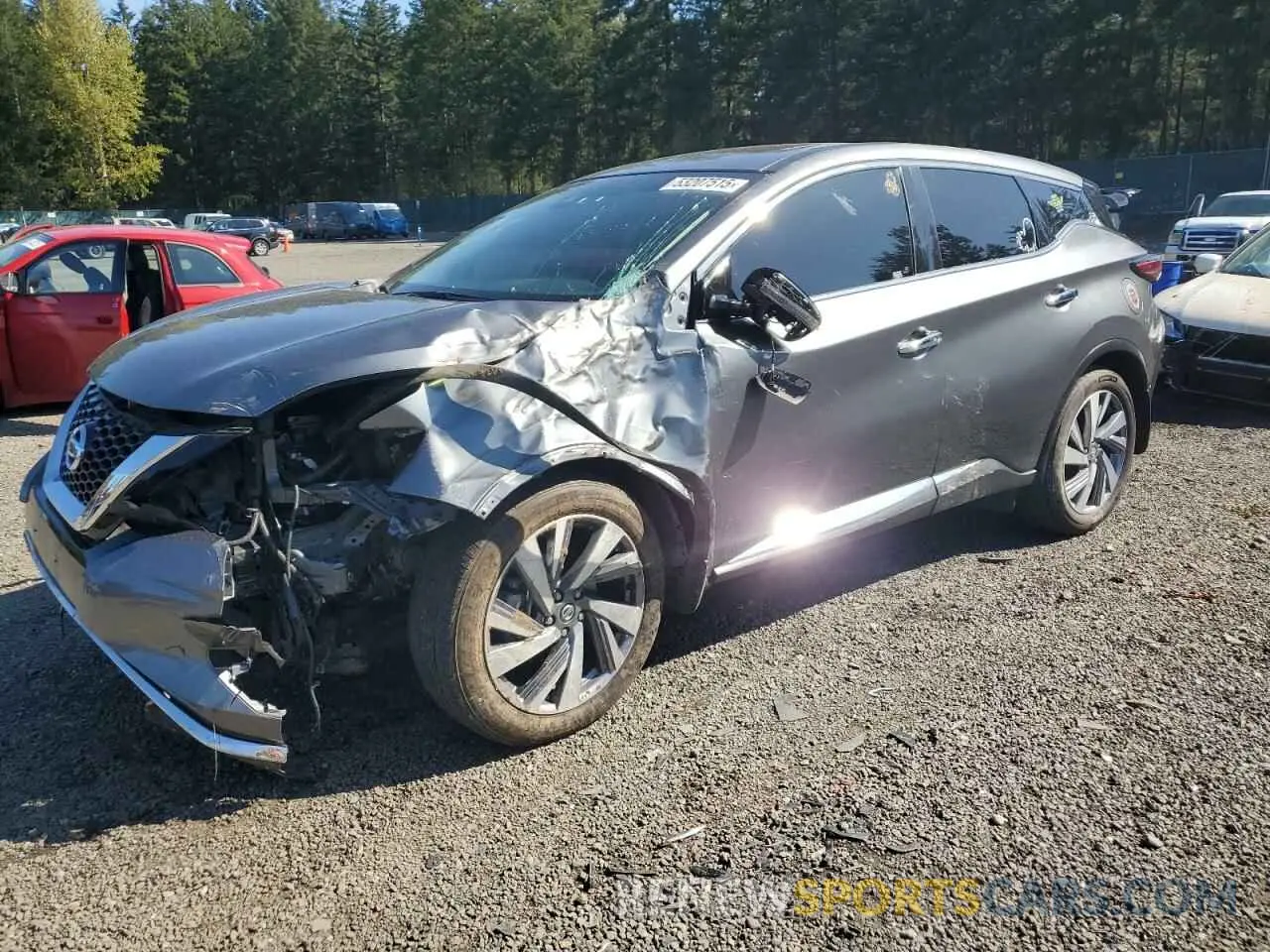 1 Photograph of a damaged car 5N1AZ2CS4MC126137 NISSAN MURANO 2021