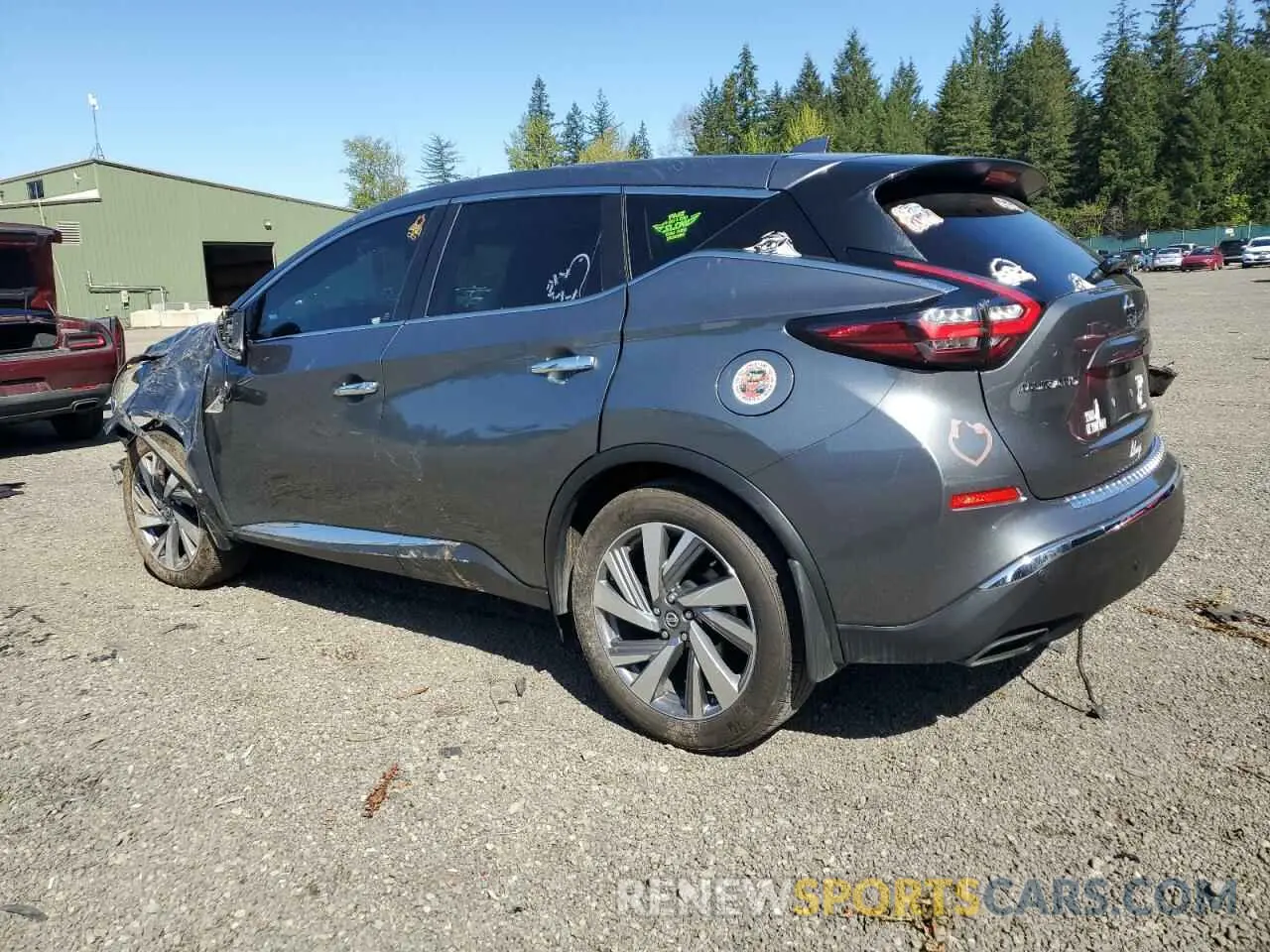 2 Photograph of a damaged car 5N1AZ2CS4MC126137 NISSAN MURANO 2021