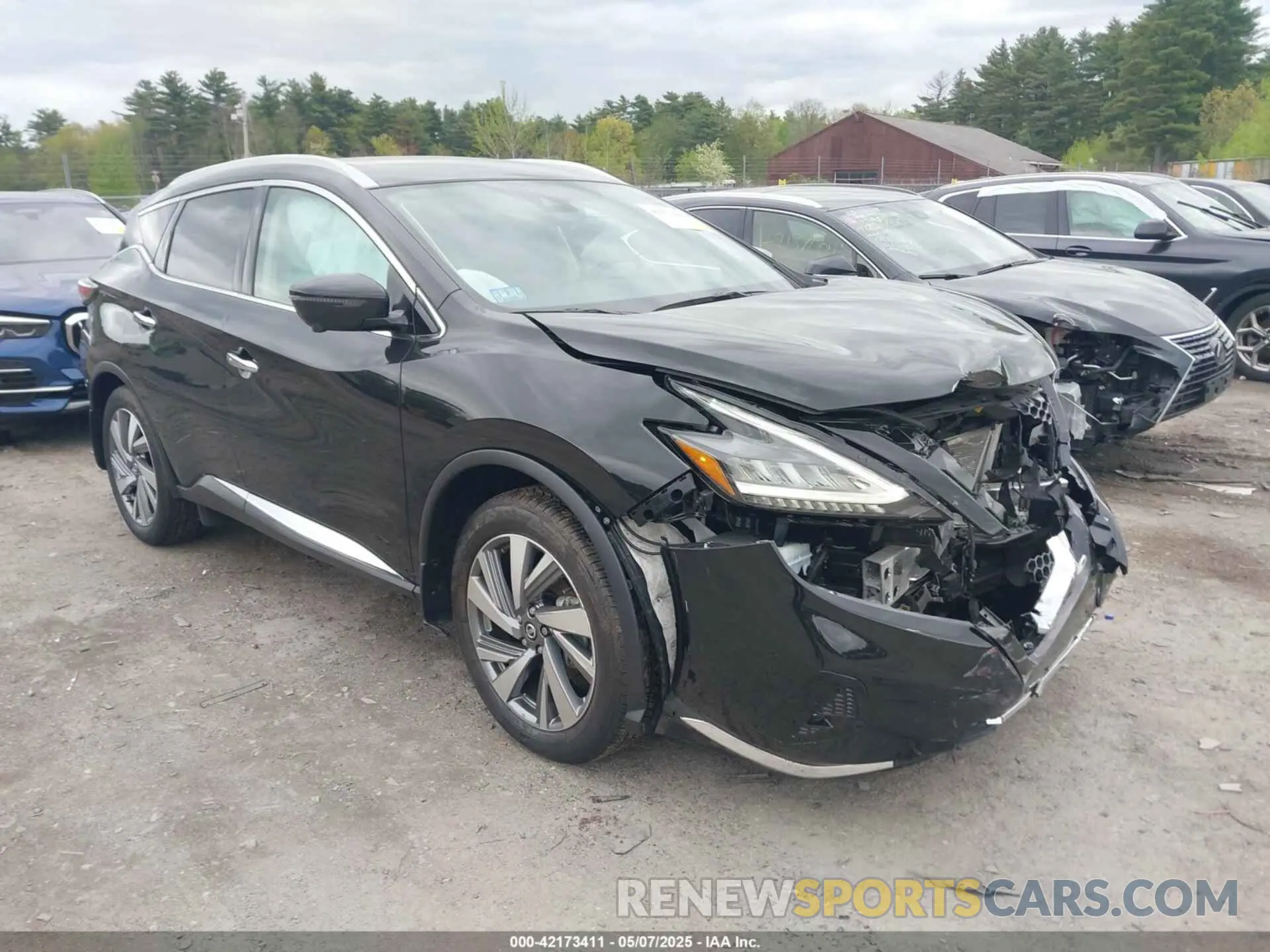 1 Photograph of a damaged car 5N1AZ2CS5MC101411 NISSAN MURANO 2021