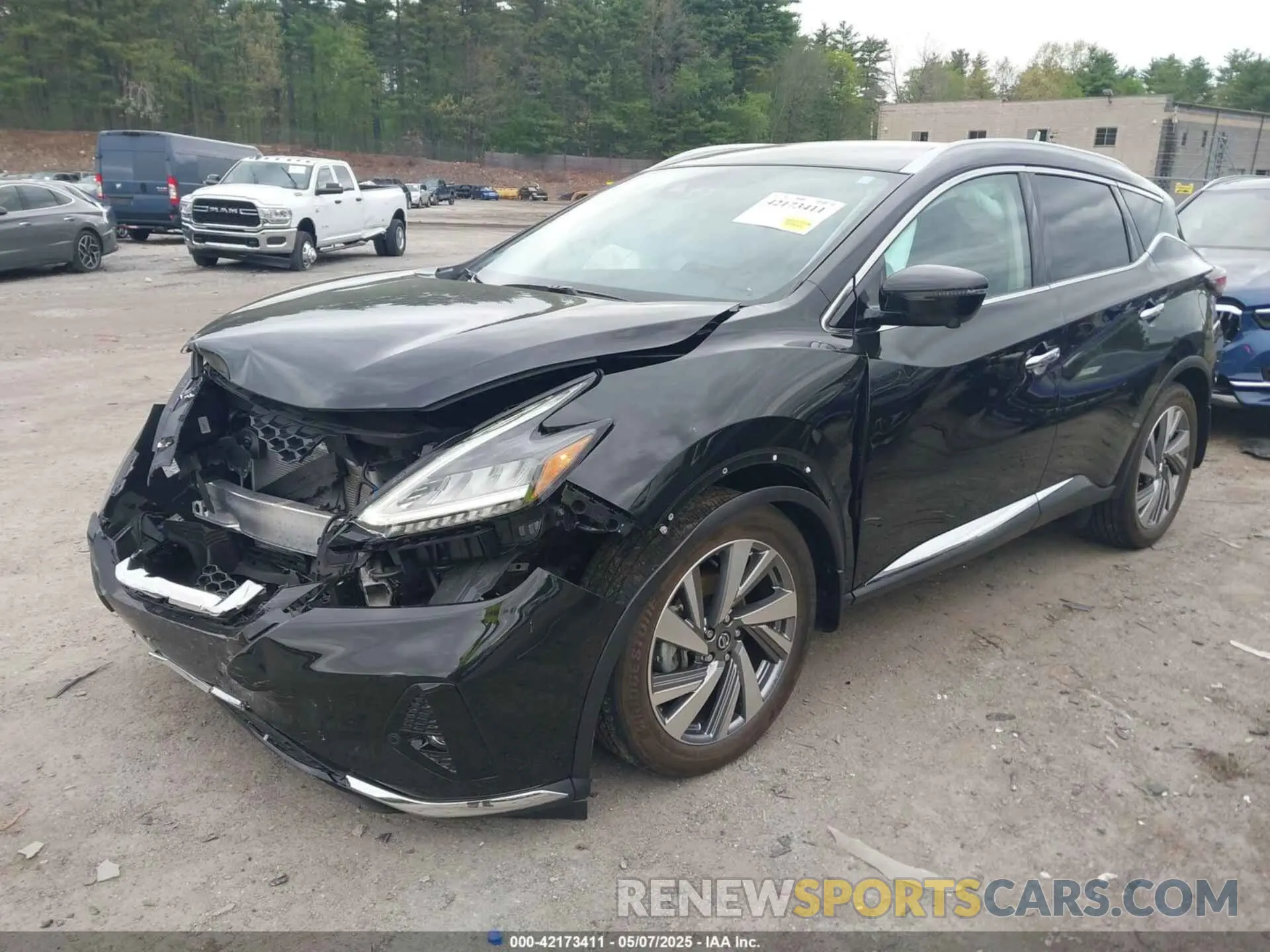 2 Photograph of a damaged car 5N1AZ2CS5MC101411 NISSAN MURANO 2021