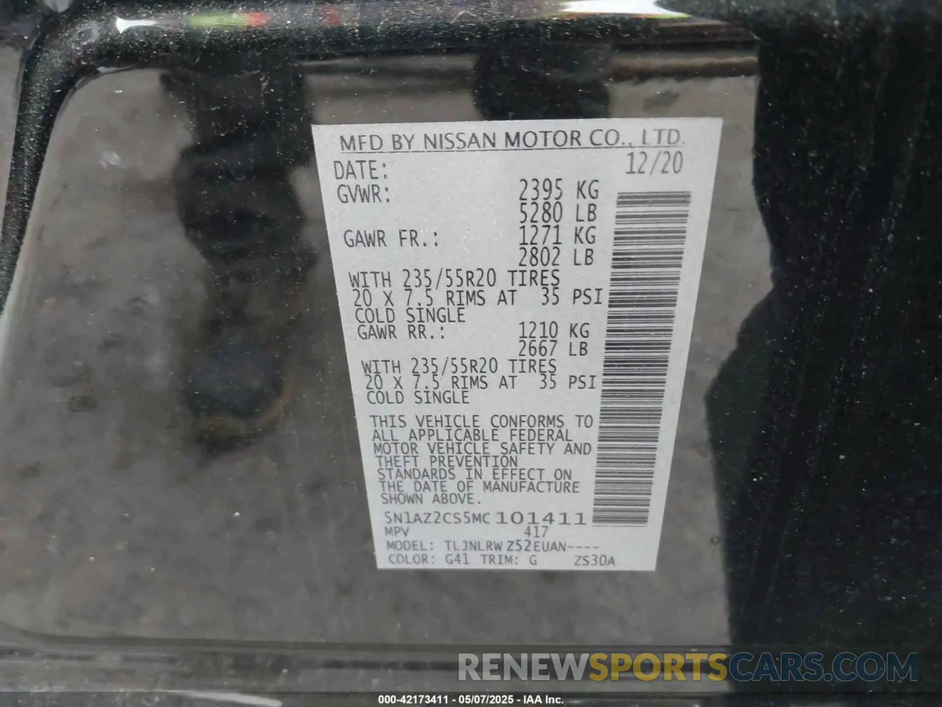 9 Photograph of a damaged car 5N1AZ2CS5MC101411 NISSAN MURANO 2021