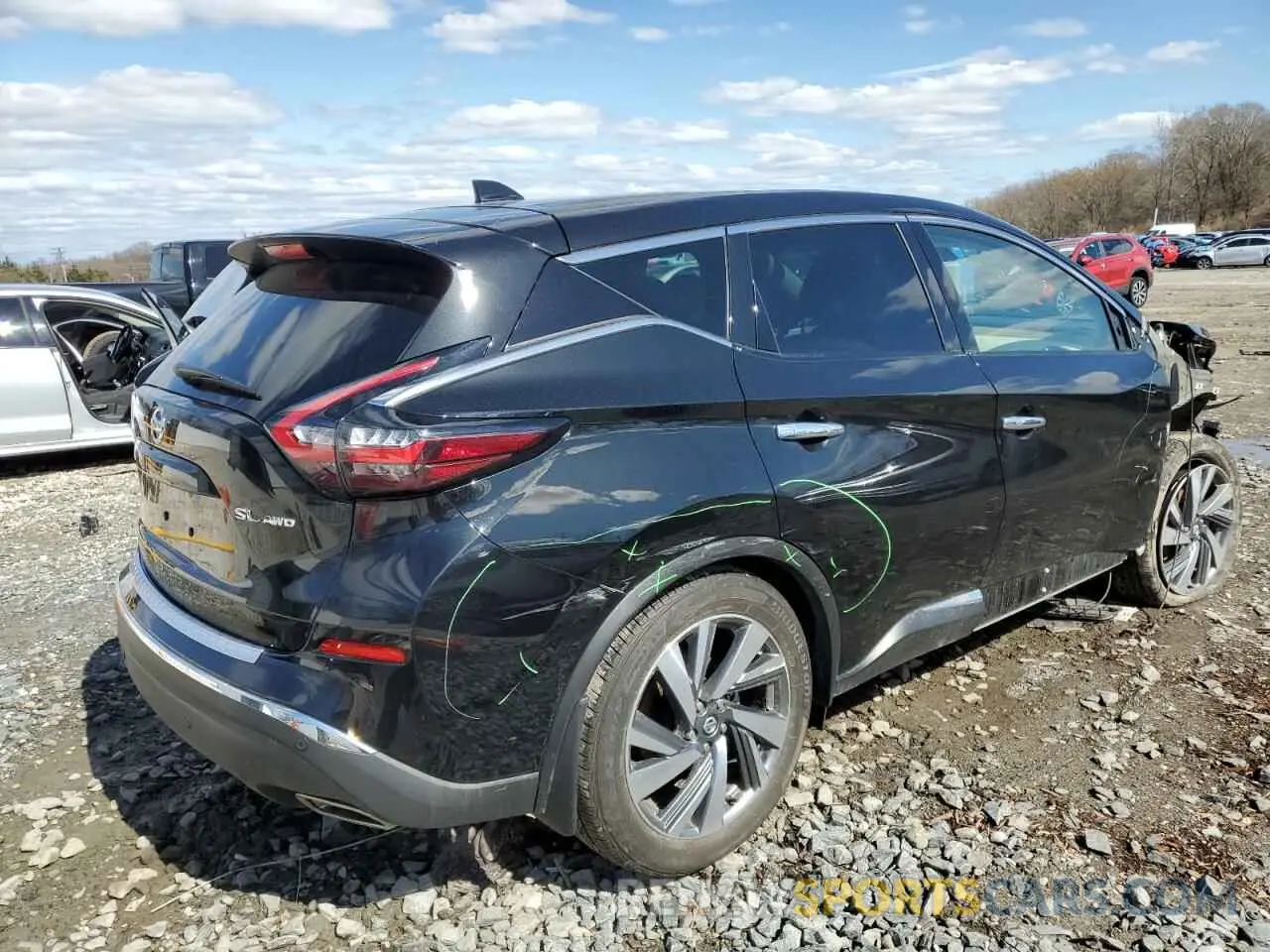 3 Photograph of a damaged car 5N1AZ2CS9MC115859 NISSAN MURANO 2021