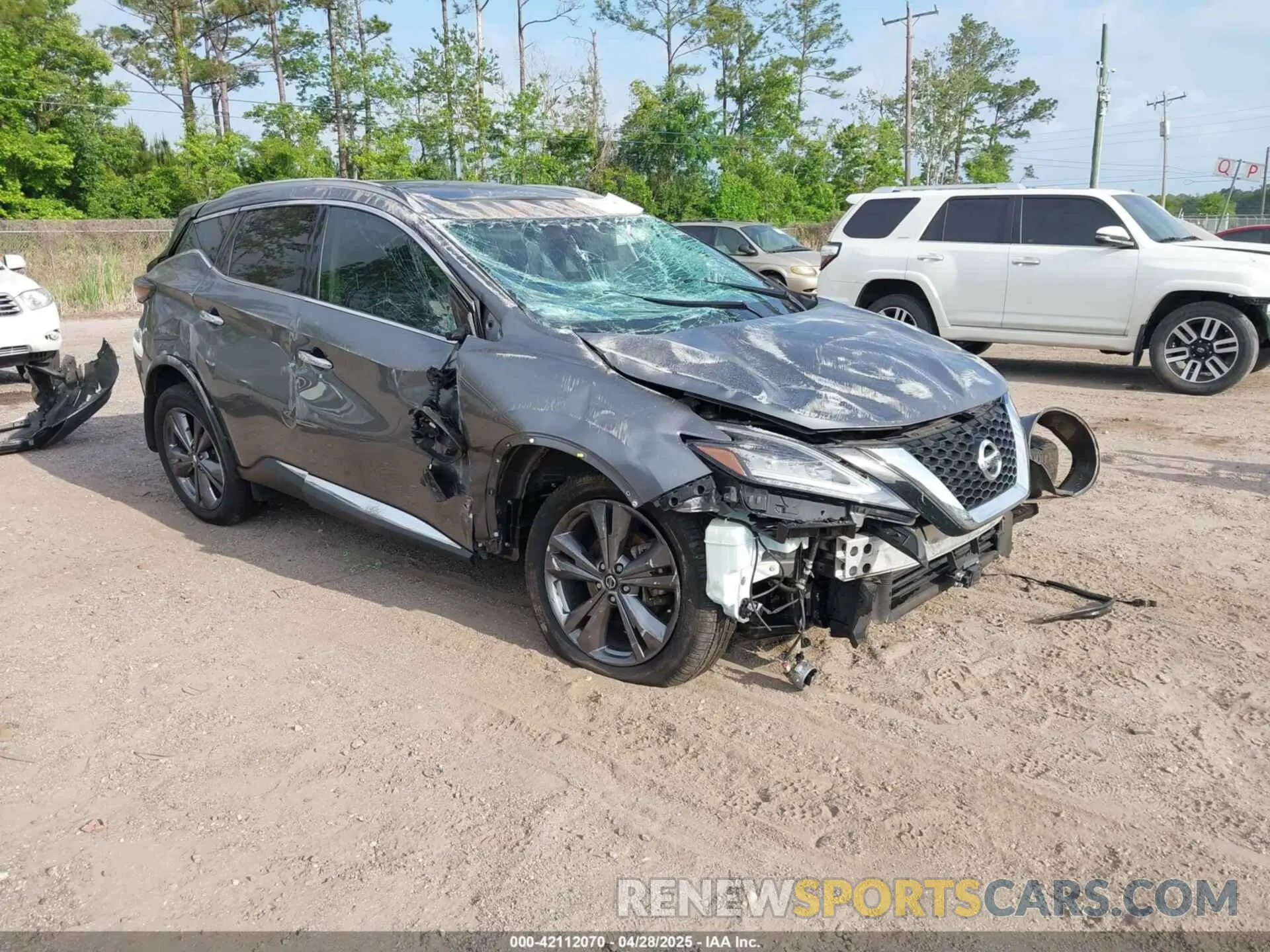 1 Photograph of a damaged car 5N1AZ2DJ0MC104920 NISSAN MURANO 2021