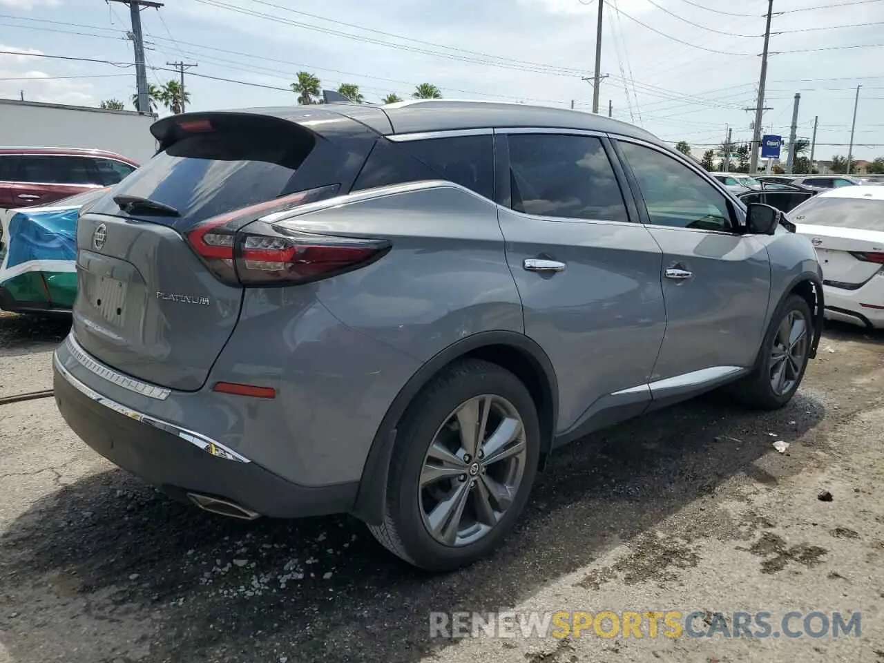 3 Photograph of a damaged car 5N1AZ2DJ3MC132873 NISSAN MURANO 2021