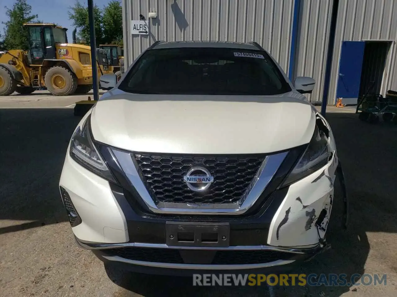 5 Photograph of a damaged car 5N1AZ2DJ6MC114593 NISSAN MURANO 2021