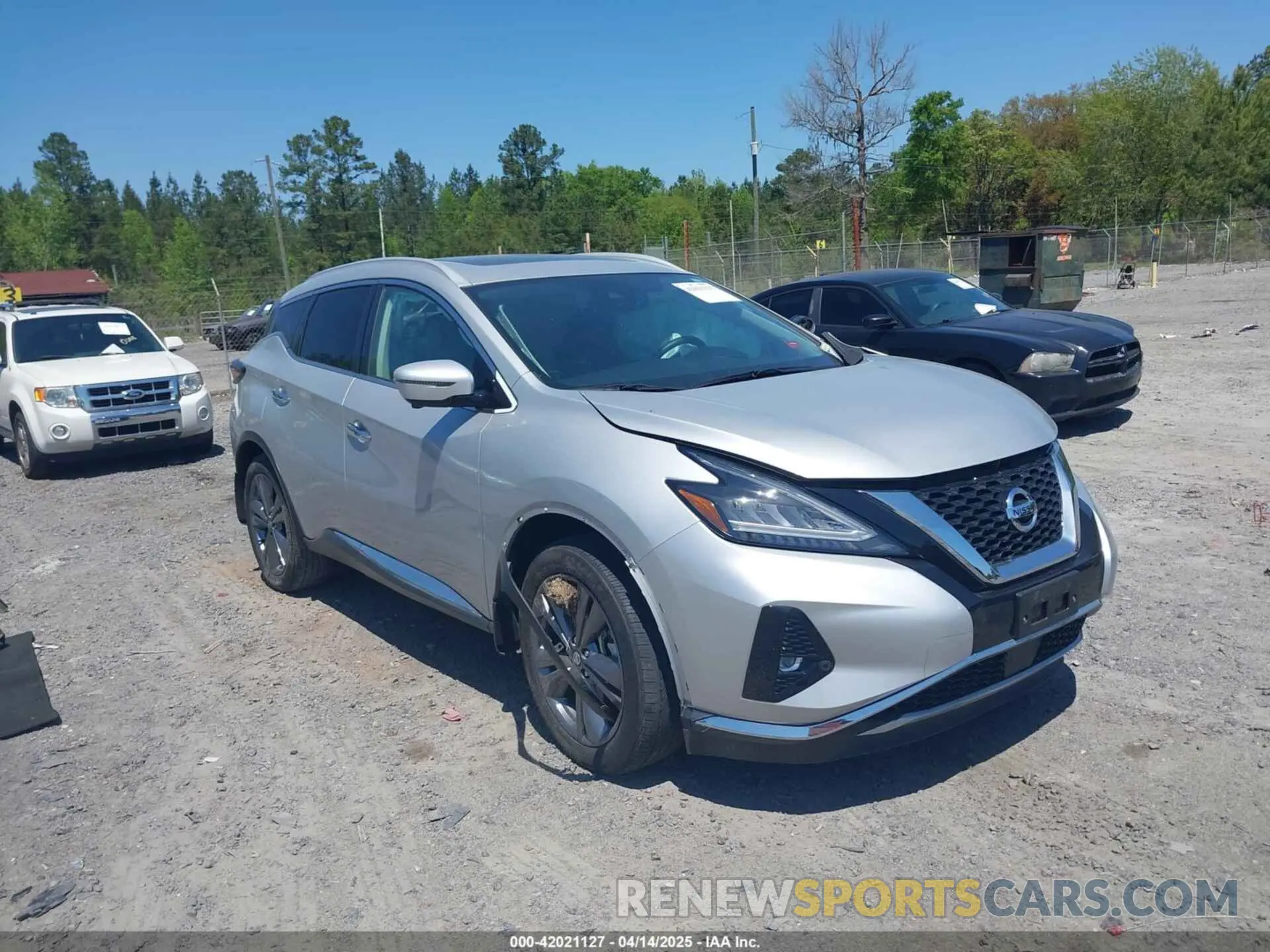 1 Photograph of a damaged car 5N1AZ2DJ8MC117592 NISSAN MURANO 2021