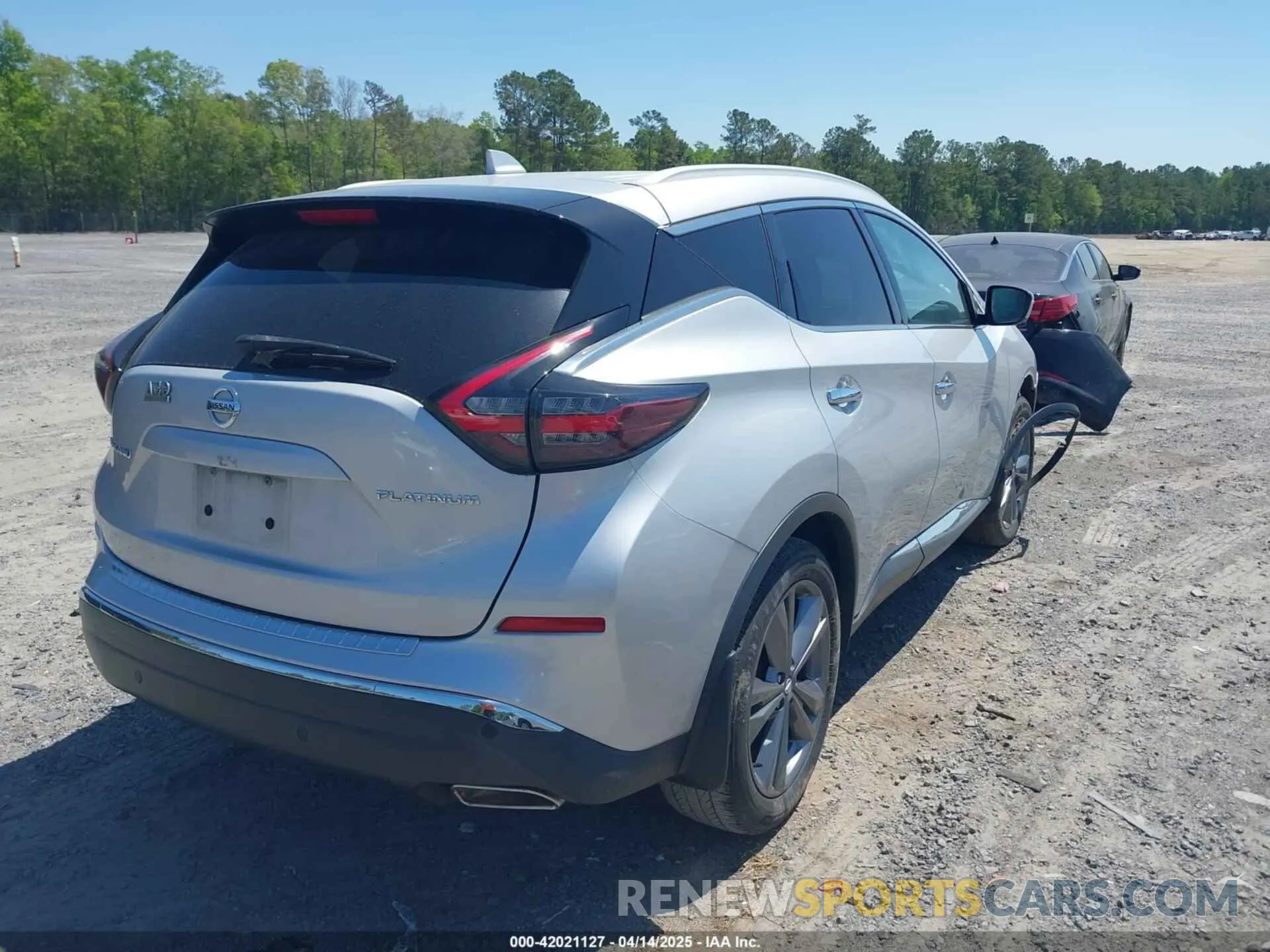 4 Photograph of a damaged car 5N1AZ2DJ8MC117592 NISSAN MURANO 2021